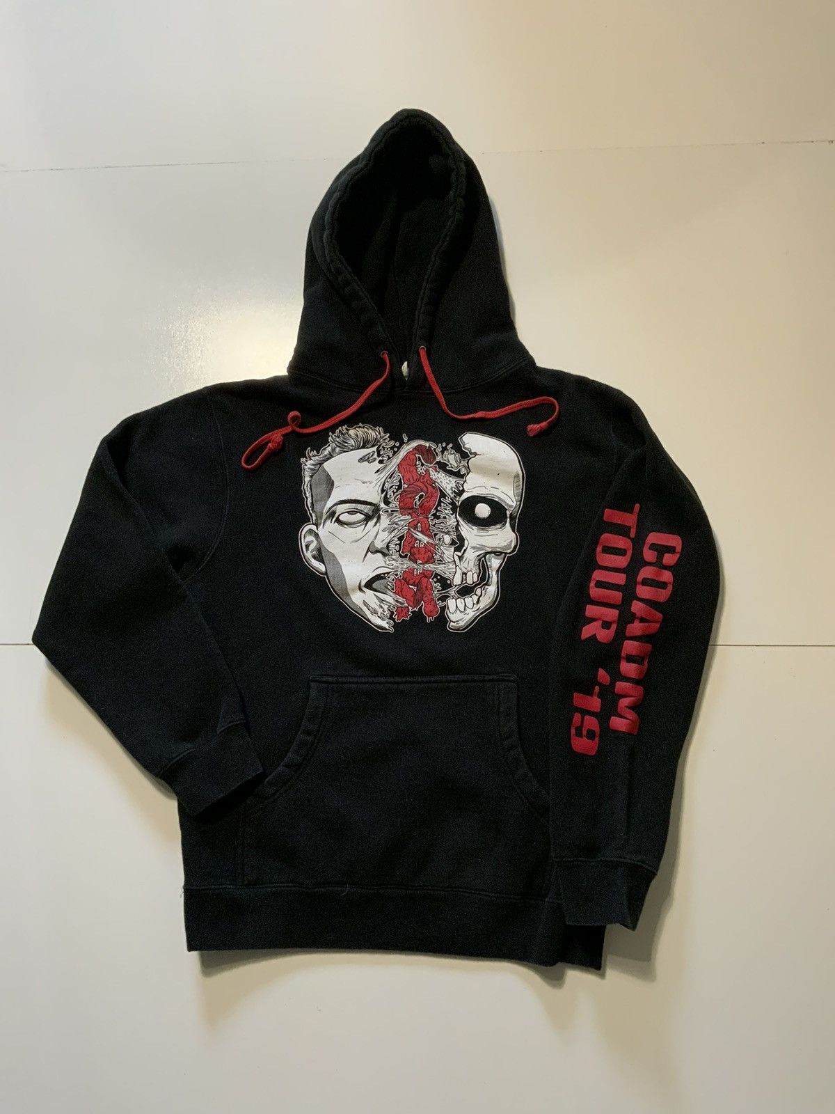 Independent Trading Co. × Logic Logic COADM Tour 2019 Official Merch Skull Pullover Hoodie Size US M / EU 48-50 / 2 - 2 Thumbnail