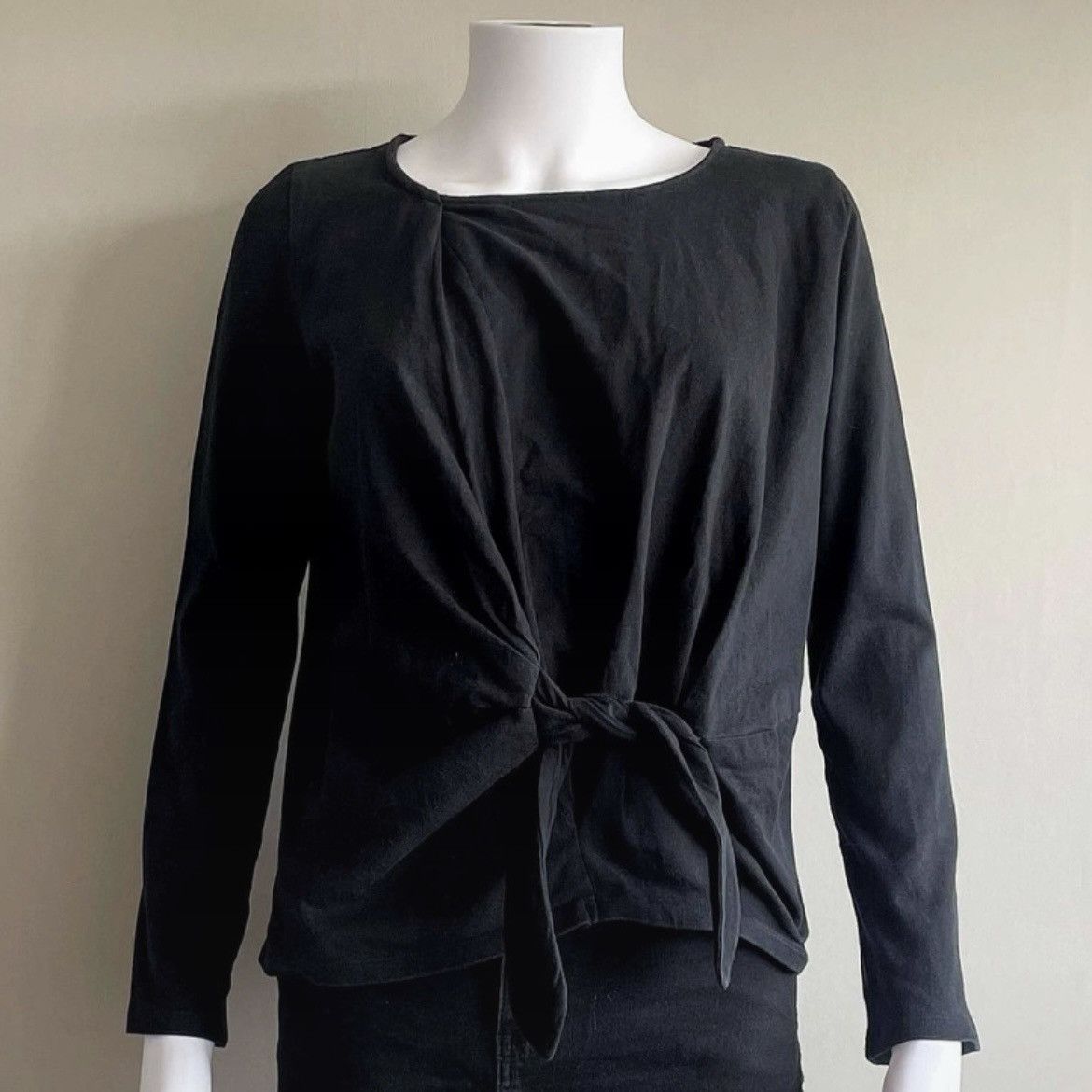 Beams Japan Beams Lights FW10 Archive Parisian Chic Draped Tie Front Top Size XS / US 0-2 / IT 36-38 - 5 Thumbnail