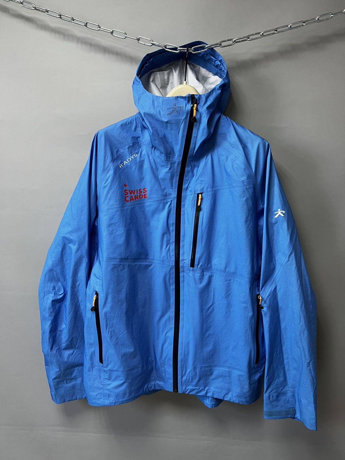 Goretex R'ADYS WINDBREAKER WATERPROOF JACKET OUTDOOR BLUE SWISS Y2K Size US L / EU 52-54 / 3 - 1 Thumbnail