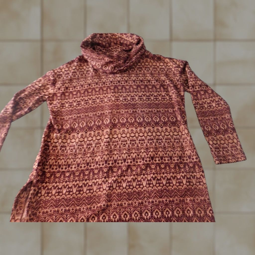 Vintage St.John's Bay Womens Sweater L Red Crew Neck Pullover Stretch Raglan Sleeve Size L / US 10 / IT 46 - 1 Thumbnail