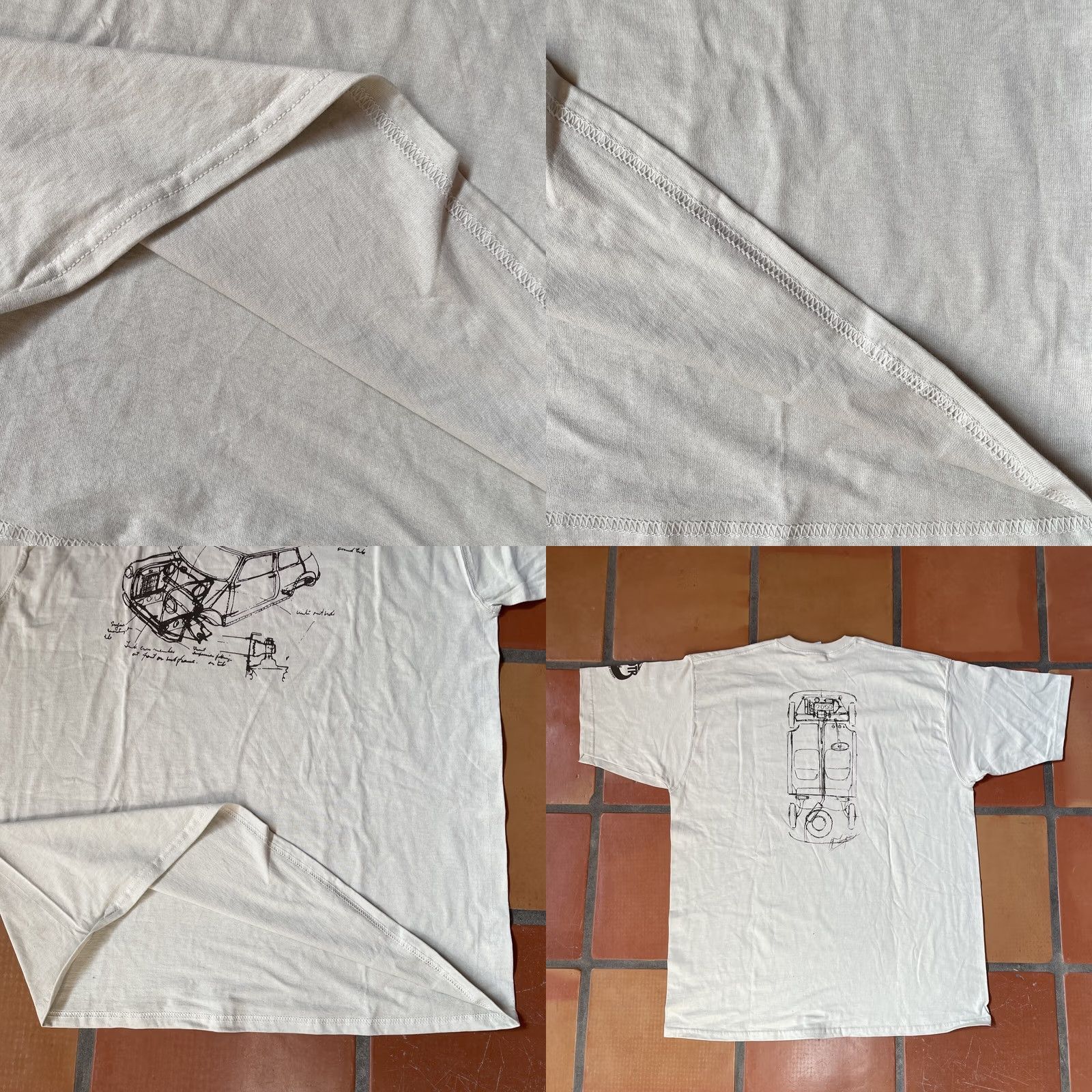 Fruit Of The Loom VINTAGE Fruit Of The Loom Men’s XL Beige T Shirt MINI Of The Rockies Graphic Tee Size US XL / EU 56 / 4 - 9 Thumbnail