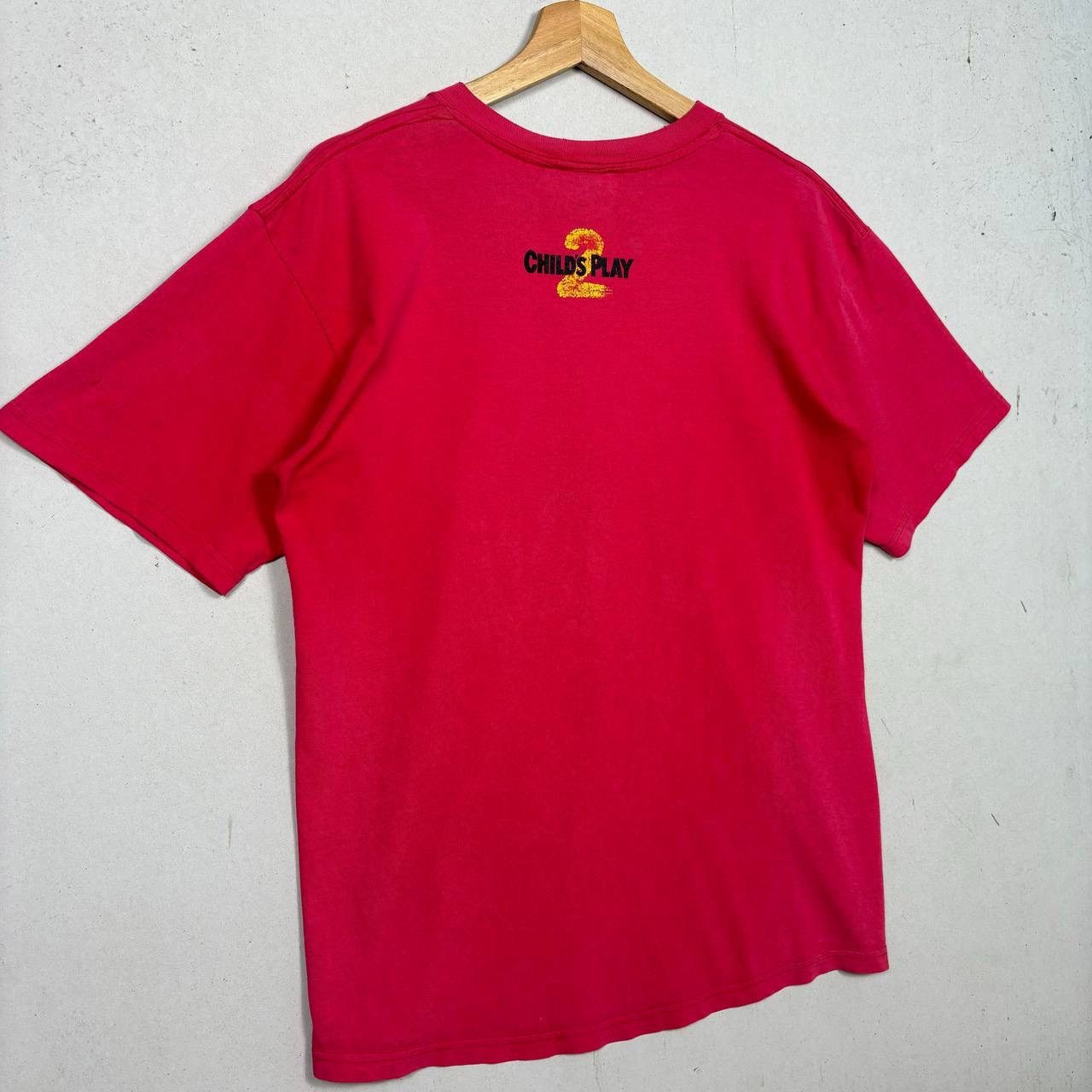 Vintage Vintage 90s Child’s Play 2 Chucky Movie Promo Shirt Size US M / EU 48-50 / 2 - 4 Thumbnail