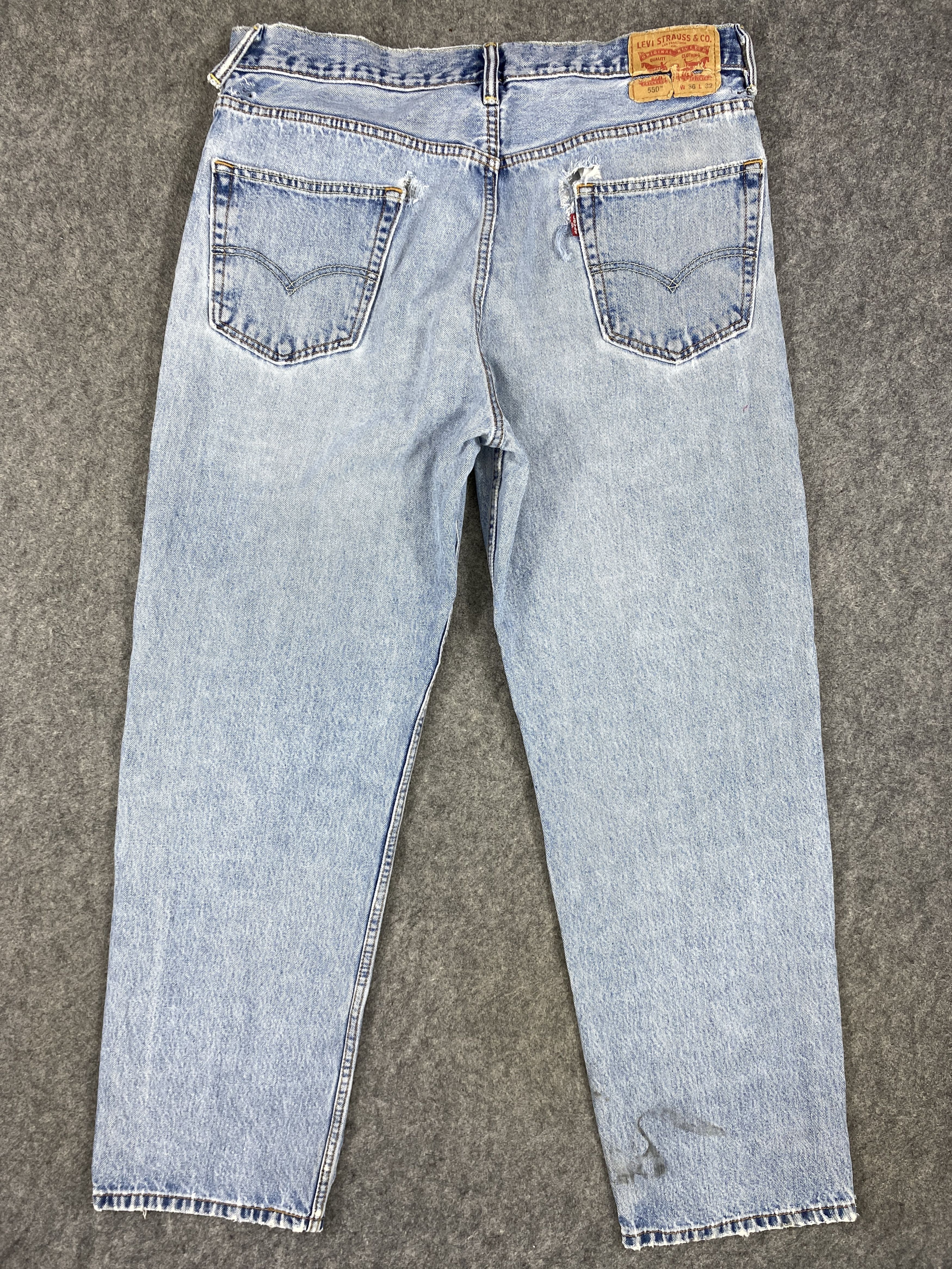 Levi's Mid Blue Vintage Levi's 550 Jeans 36x30.5 Denim -SJ036 Size US 36 / EU 52 - 2 Thumbnail