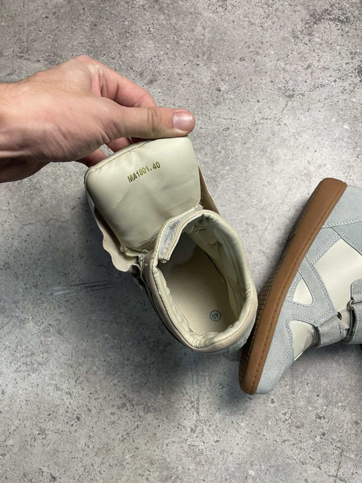 Other Unbranded Isabel Marant Style Beckett High Top Sneakers Size US 10 / IT 40 - 5 Thumbnail