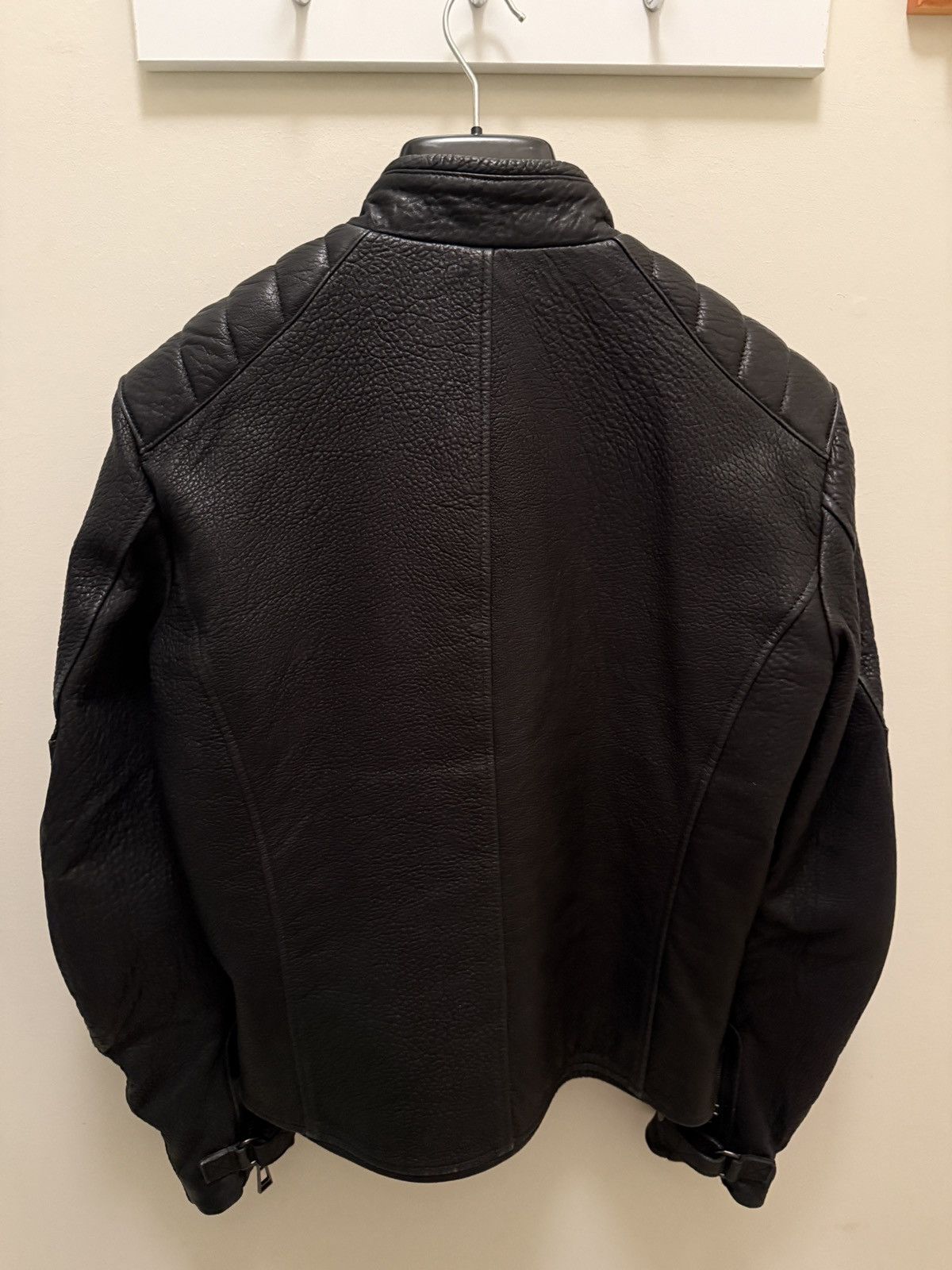 Belstaff Belstaff Black Leather Moto Jacket – Quilted Shoulders Size US M / EU 48-50 / 2 - 2 Thumbnail