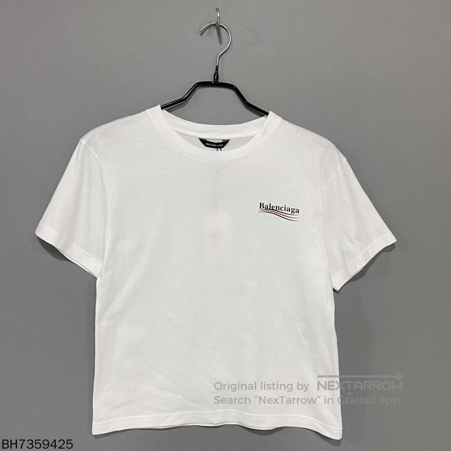 Balenciaga balenciaga white short sleeve t-shirt. Size US M / EU 48-50 / 2 - 1 Thumbnail