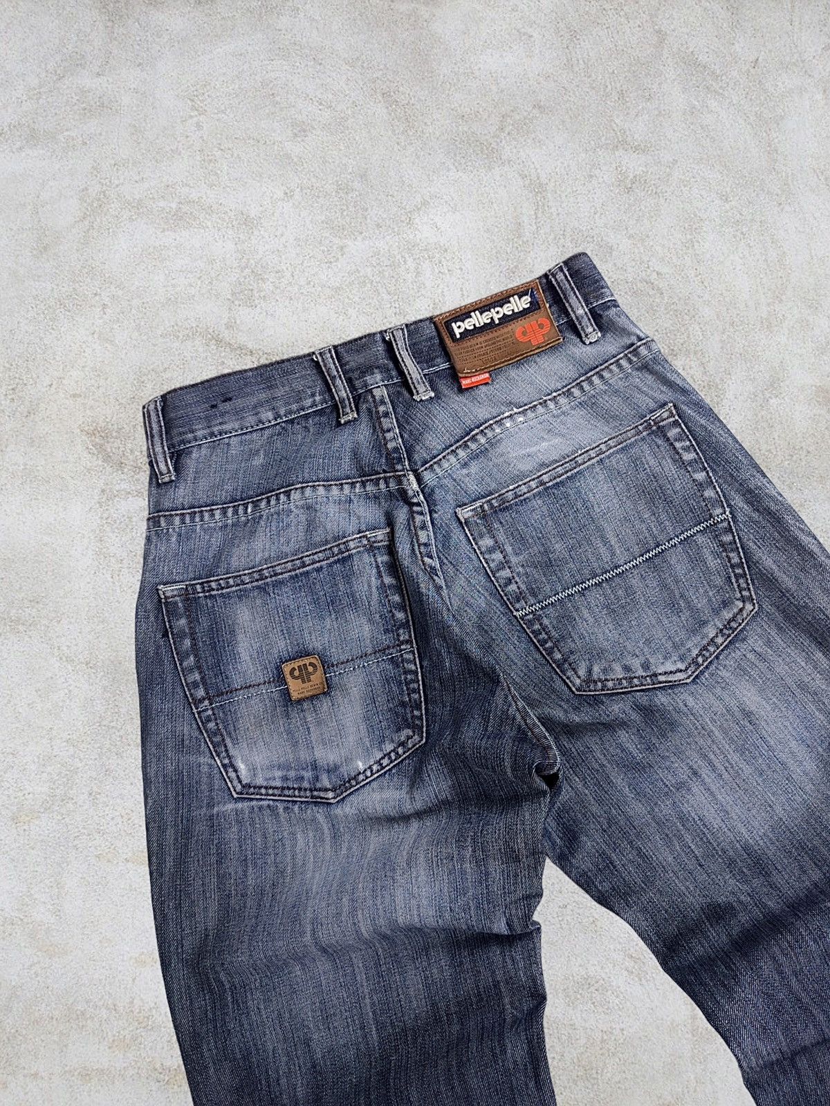 Pelle Pelle Y2K Pelle Pelle Straight Fit Distressed Denim Jeans Size US 30 / EU 46 - 1 Thumbnail