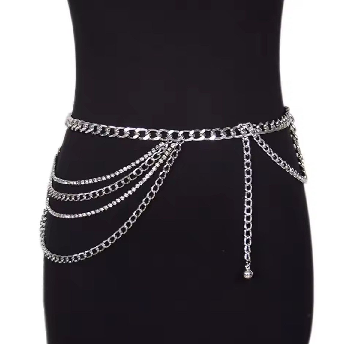 Other Triple Chain Link Jean Chain Size ONE SIZE - 2 Thumbnail