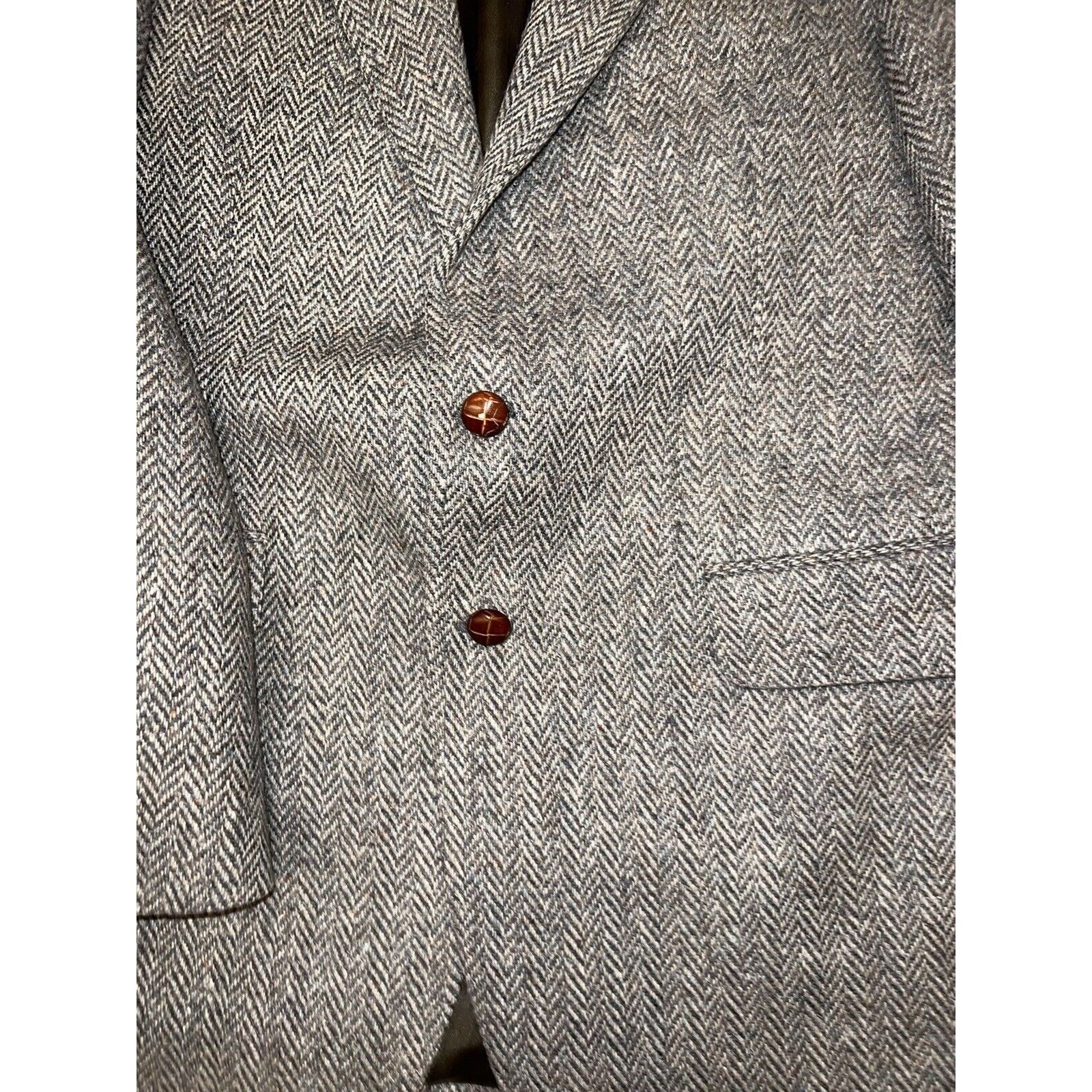 The Unbranded Brand Vintage Wool Blazer Made by American Craftsman For Gairs Size 34S - 3 Thumbnail