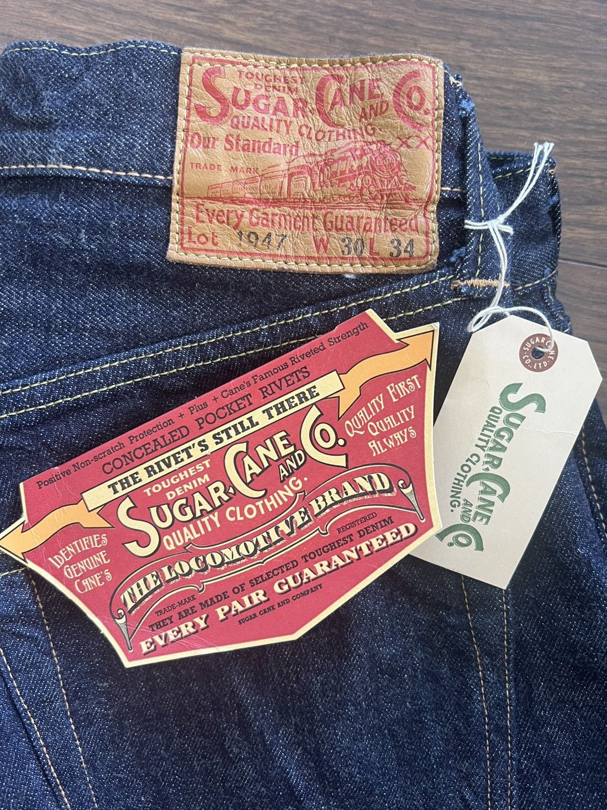 Sugar Cane Sugar Cane 14.25oz okinawa selvedge denim Size US 30 / EU 46 - 5 Thumbnail