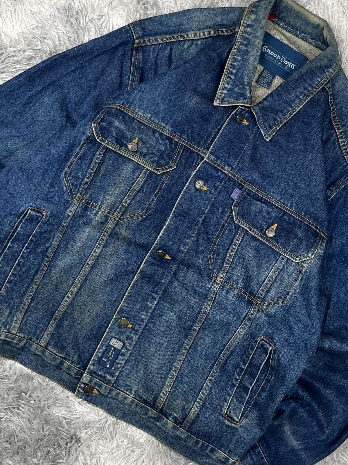 Snoop Dogg Vintage Snoop Dogg SDC Denim Jacket Size US L / EU 52-54 / 3 - 4 Thumbnail