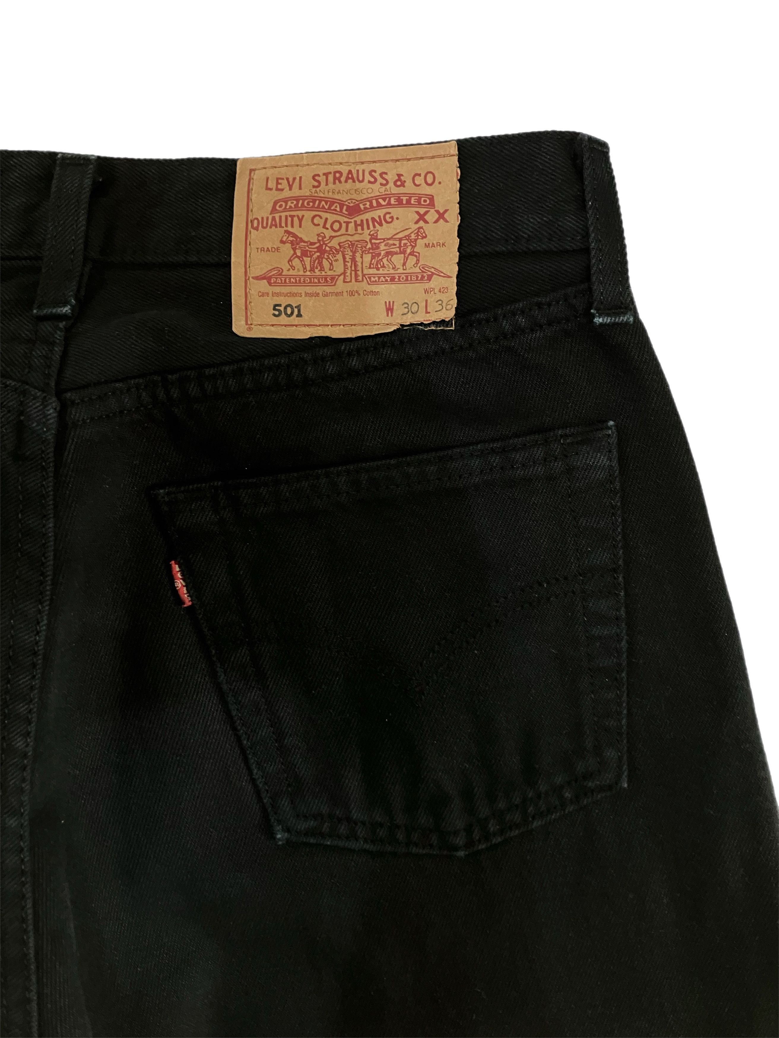 Levi's × Levi's Vintage Clothing Levis 501 black, made in UK Size US 30 / EU 46 - 4 Thumbnail