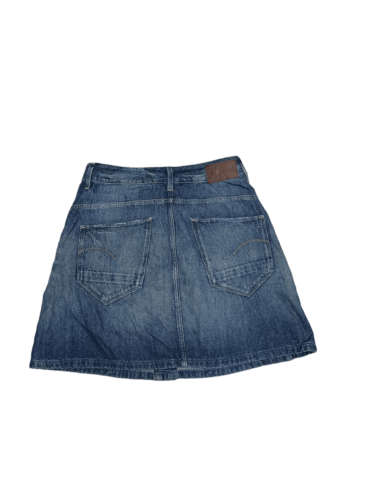 G-Star FANTASTIC G STAR RAW DISTRESSED REPAIRED BUTTONS SKIRT Size 26" / US 2 / IT 38 - 2 Thumbnail
