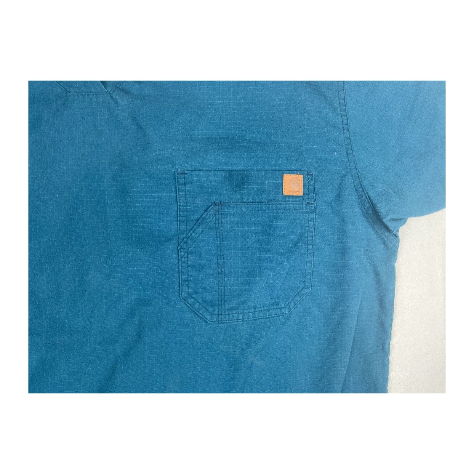 Carhartt Carhartt Force Scrub Top Mens XL Blue Ripstop Medical Nurse Size US XL / EU 56 / 4 - 2 Thumbnail