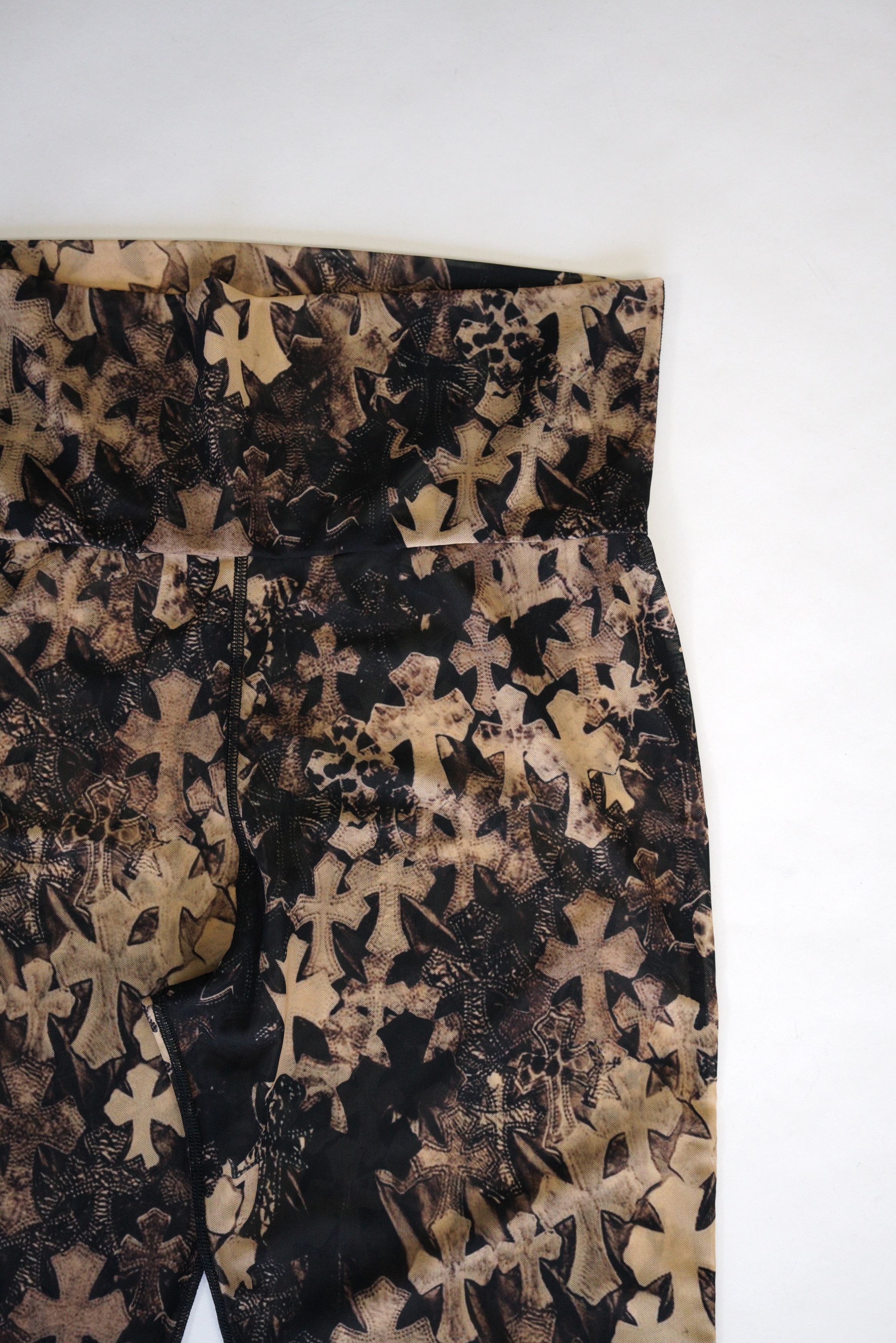 Chrome Hearts Chrome Hearts Waterfall Cross Print Sheer Mesh Pants Size 28" / US 6 / IT 42 - 5 Thumbnail