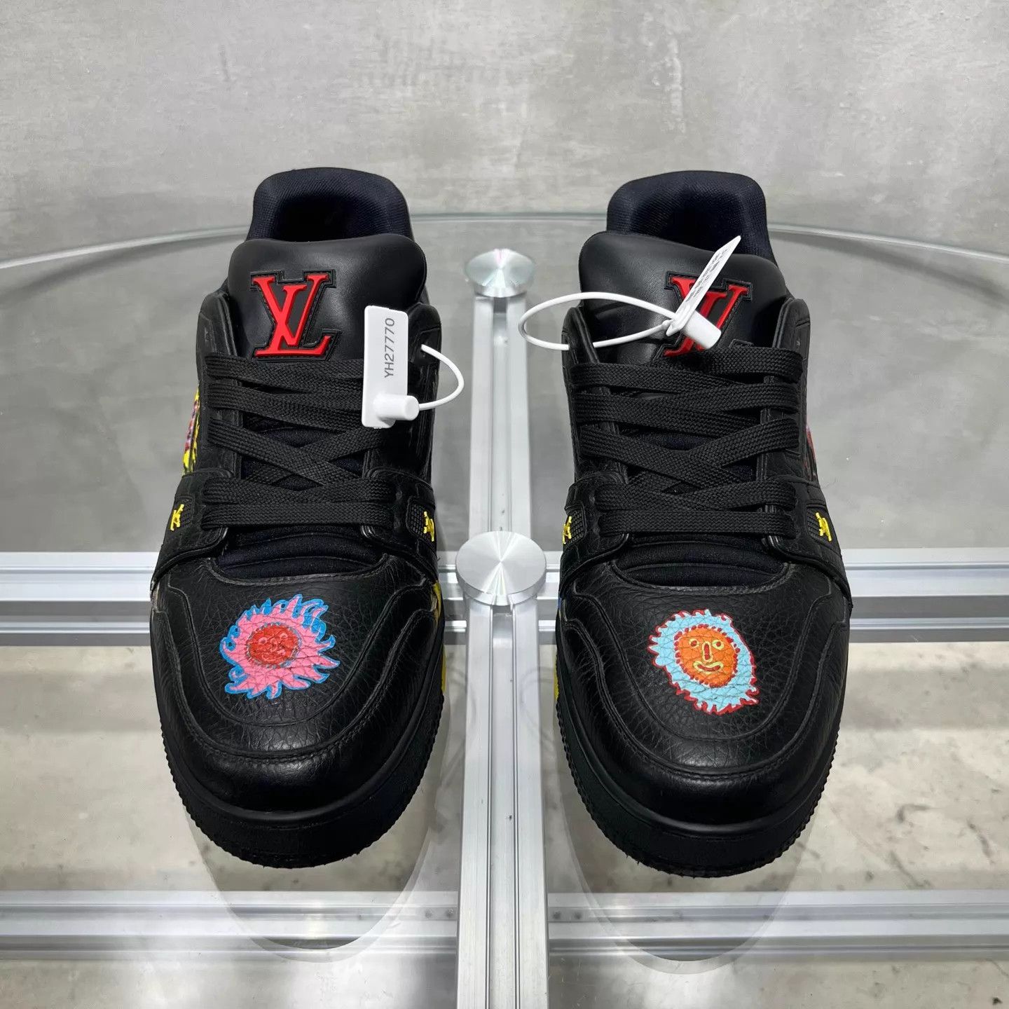 Louis Vuitton LV x Yayoi Kusama Trainer Black UK7.5/41.5 Size US 8.5 / EU 41-42 - 1 Thumbnail