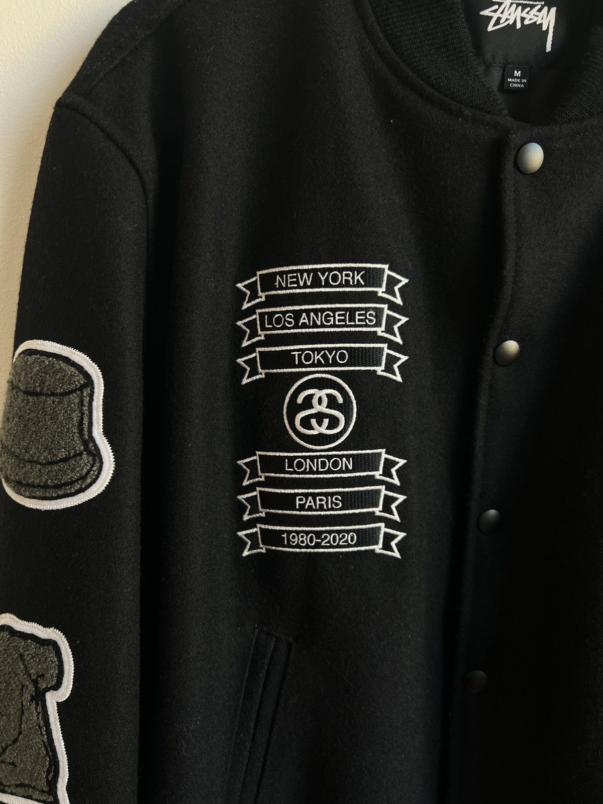 Comme des Garcons × Stussy Comme Des Garçons x Stussy 40th anniversy varsity Size US M / EU 48-50 / 2 - 2 Thumbnail