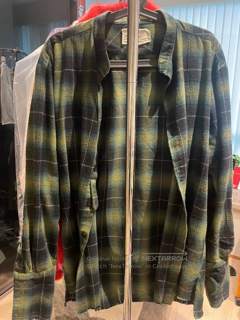 Greg Lauren Greg Lauren Green Plaid Shirt Size US XS / EU 42 / 0 - 1 Thumbnail