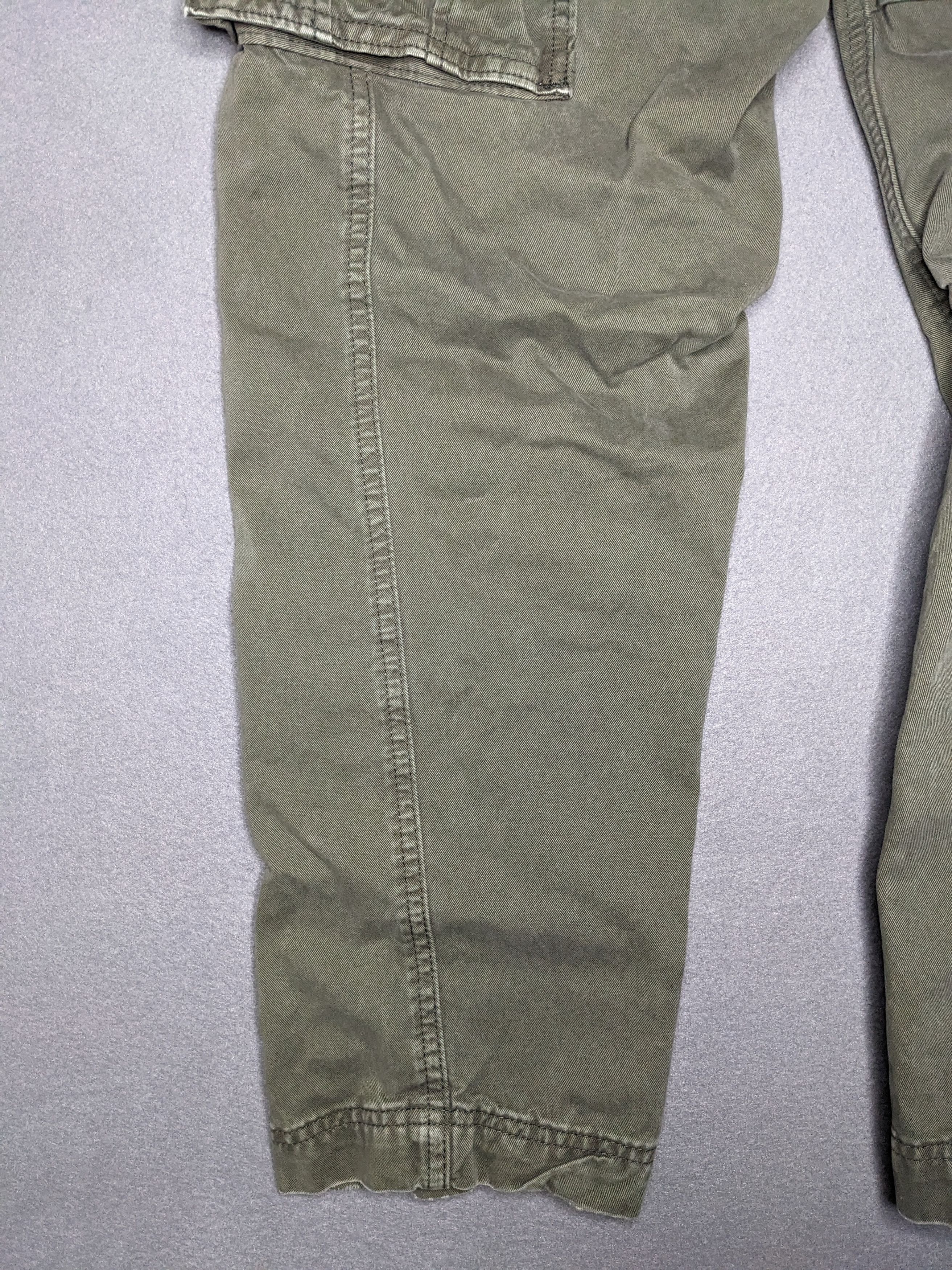 Abercrombie & Fitch VTG Abercrombie & Fitch Paratrooper Cargo Pants 30x29 Y2K Size US 30 / EU 46 - 4 Thumbnail