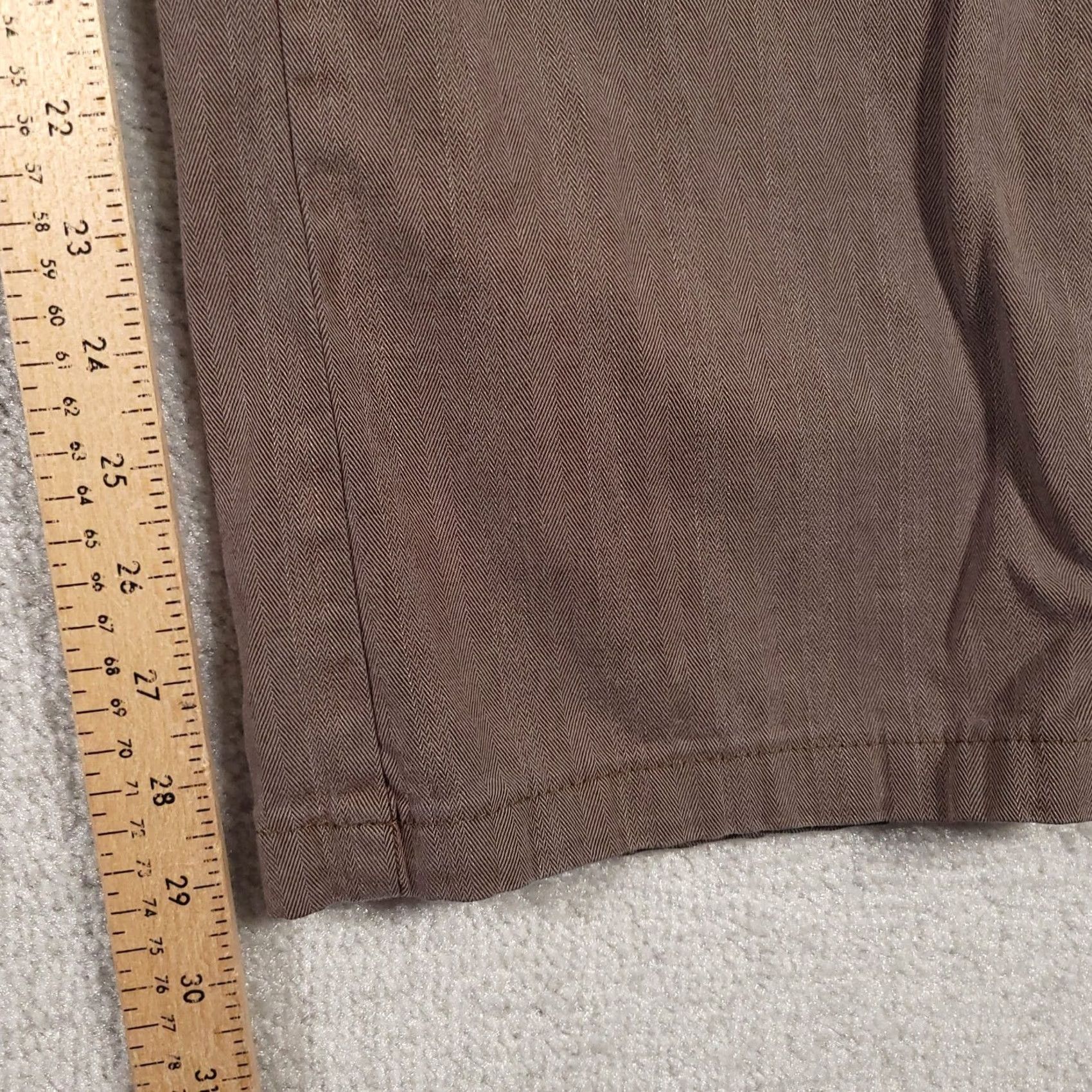Lee Riders by LEE Womens Mid Rise Straight Leg Chino Pants Sz 12M W33x L29 Size 34" / US 12 / IT 48 - 6 Thumbnail
