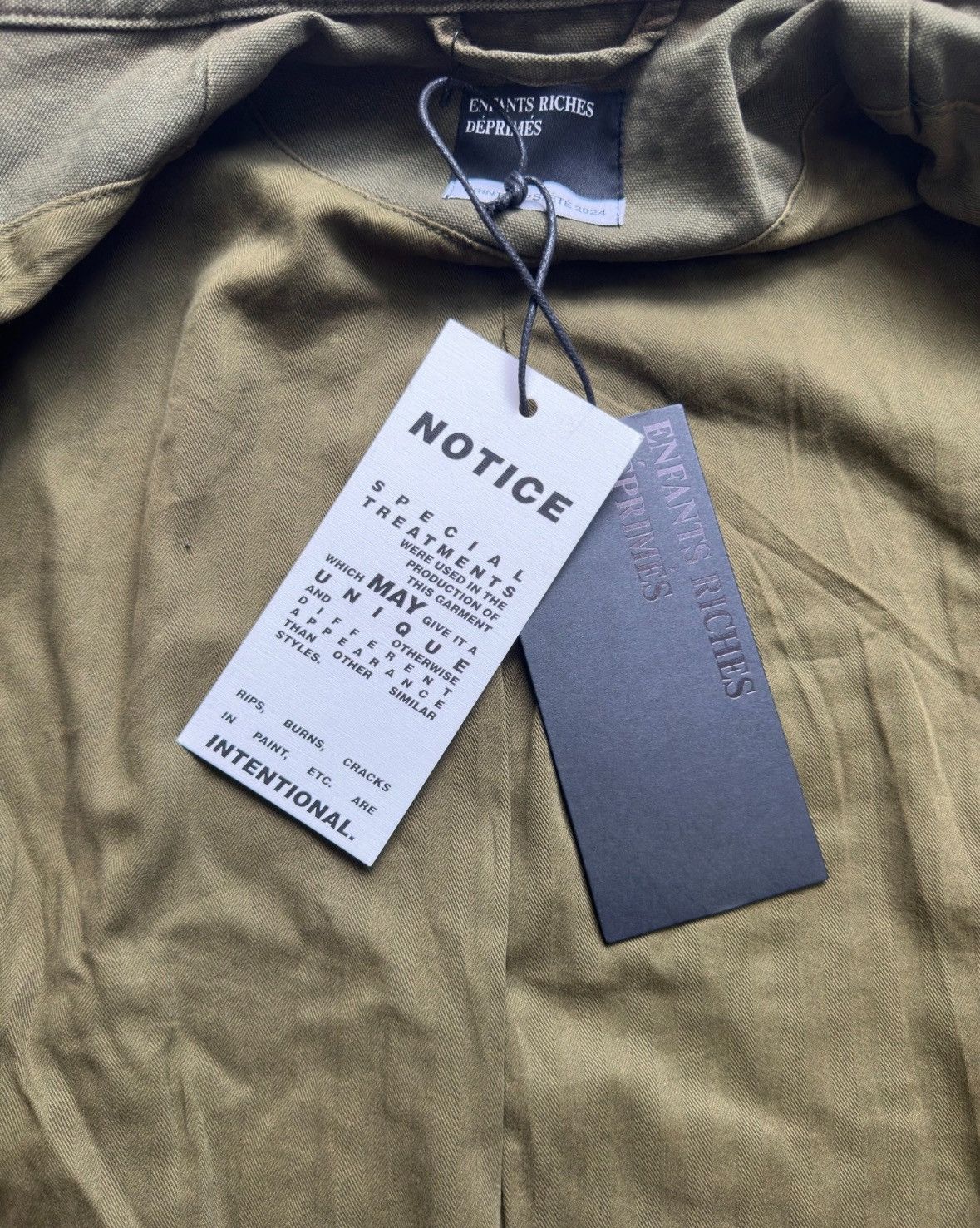 Enfants Riches Deprimes Enfants Riches Deprimes 24 SS medal vandalism overalls jack Size US XL / EU 56 / 4 - 9 Thumbnail