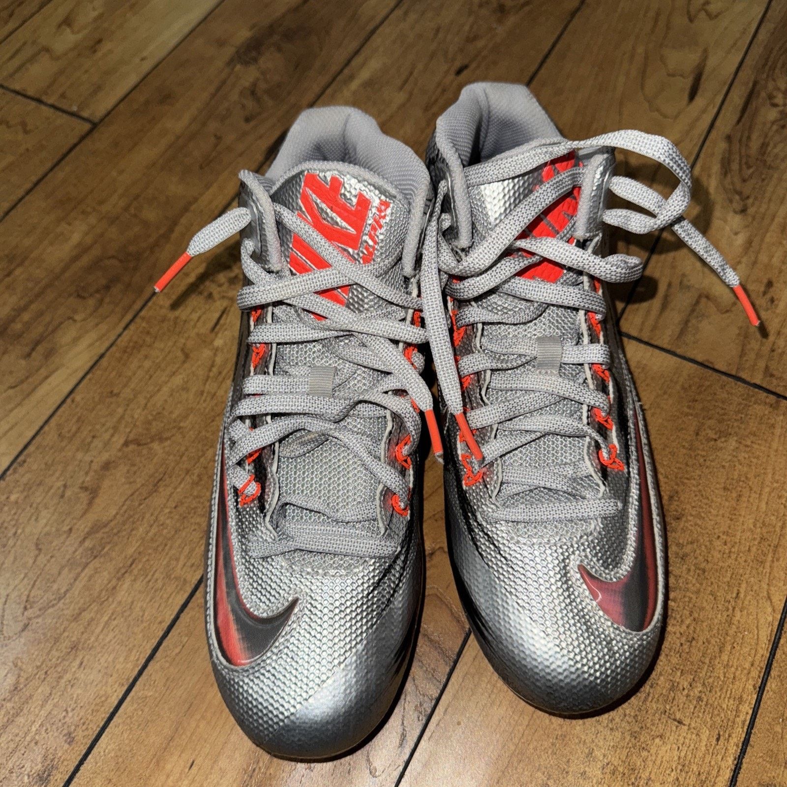 Nike Nike Alpha Pro 2 TD LE 2.0 Football Cleats Silver Men 10.5 Size US 10 / EU 43 - 3 Thumbnail
