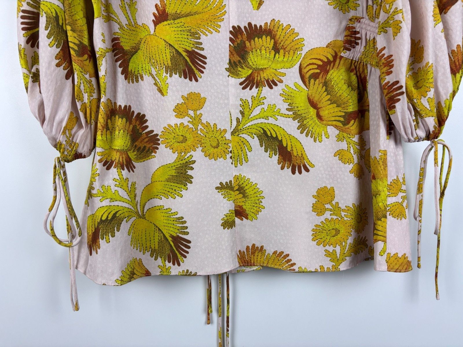 Ted Baker Womens Ted Baker Floral Blouse Yellow Size 1 Size S / US 4 / IT 40 - 6 Thumbnail