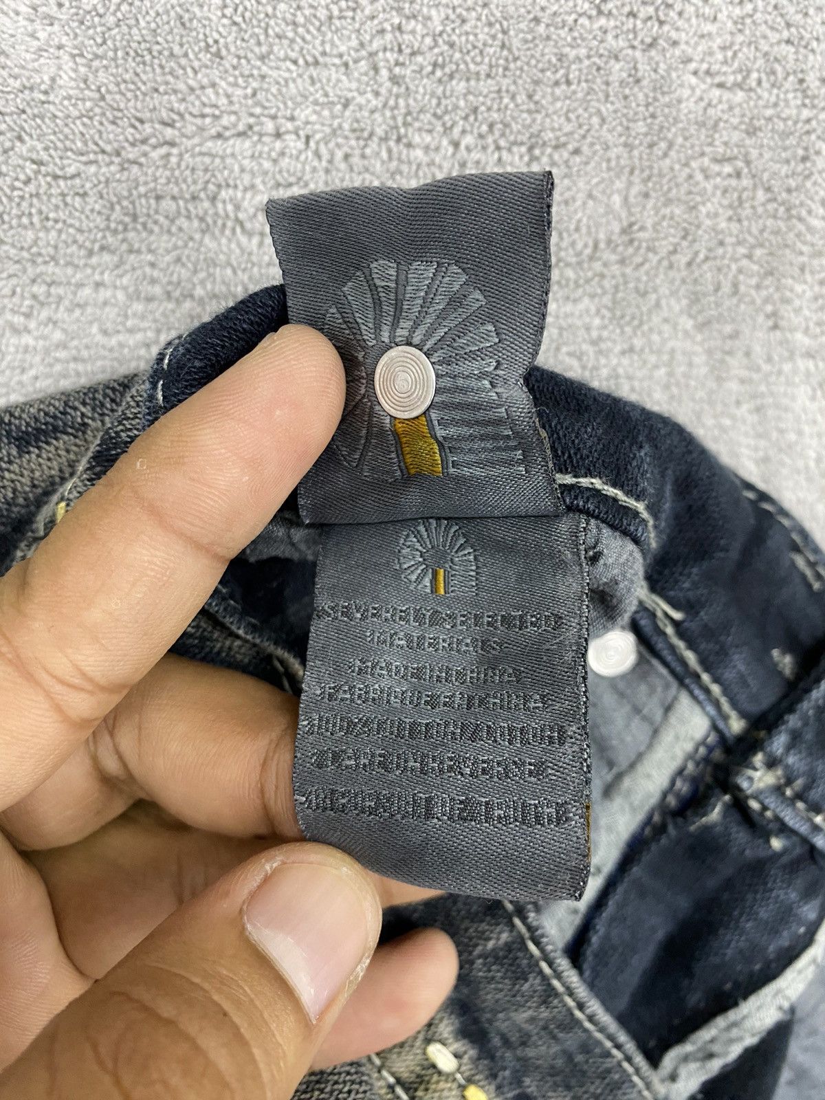 Akademiks Vintage Y2K Akedemiks Crazy Embroidered Baggy Jeans Size US 32 / EU 48 - 12 Thumbnail