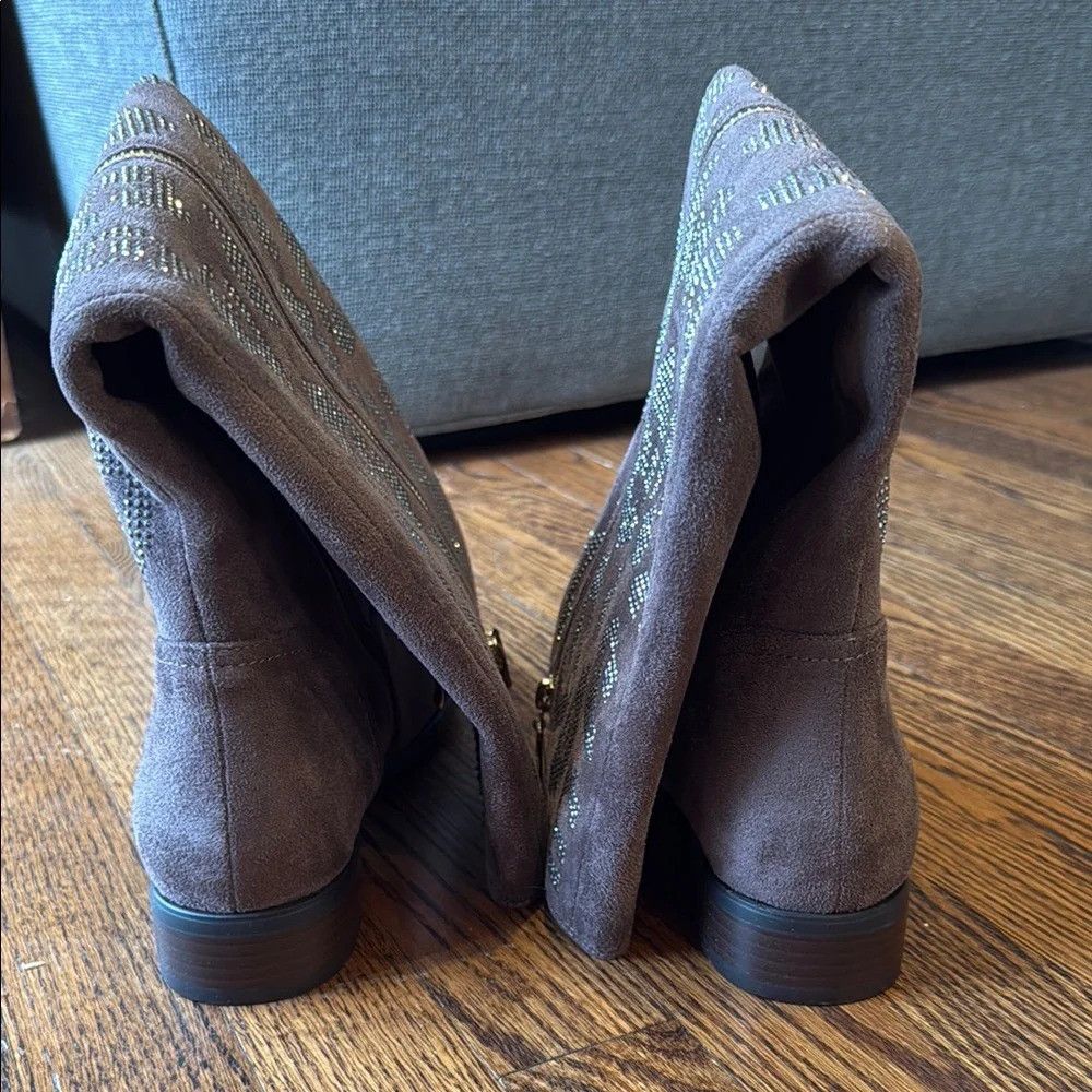 Other Nancy Li Women’s 10 Timeless Brown Over the Knee Boots with Size US 10 / IT 40 - 4 Thumbnail