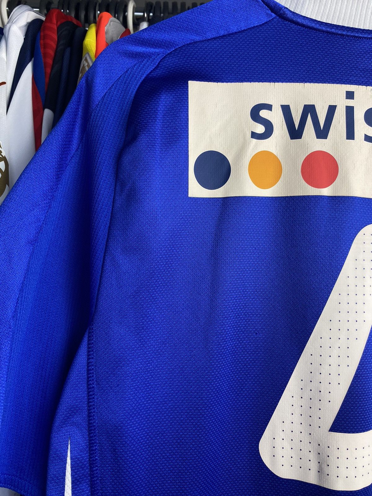 Adidas 2008/09 ADIDAS LUZERN #4 KIBEBS SOCCER FOOTBALL JERSEY SHIRT Size US L / EU 52-54 / 3 - 11 Thumbnail