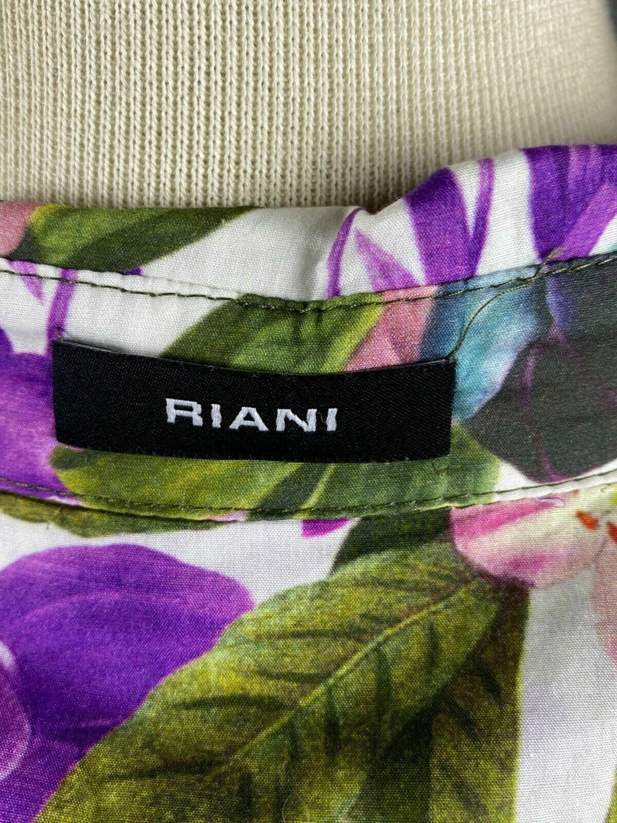 Designer Ladies Riani Floral Button Up Top Shirt Size F 42 / GB 14 Size M / US 6-8 / IT 42-44 - 10 Thumbnail
