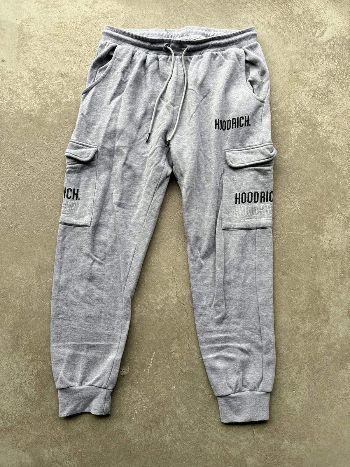 Hoodrich Cargo Sweatpants Logo Hype