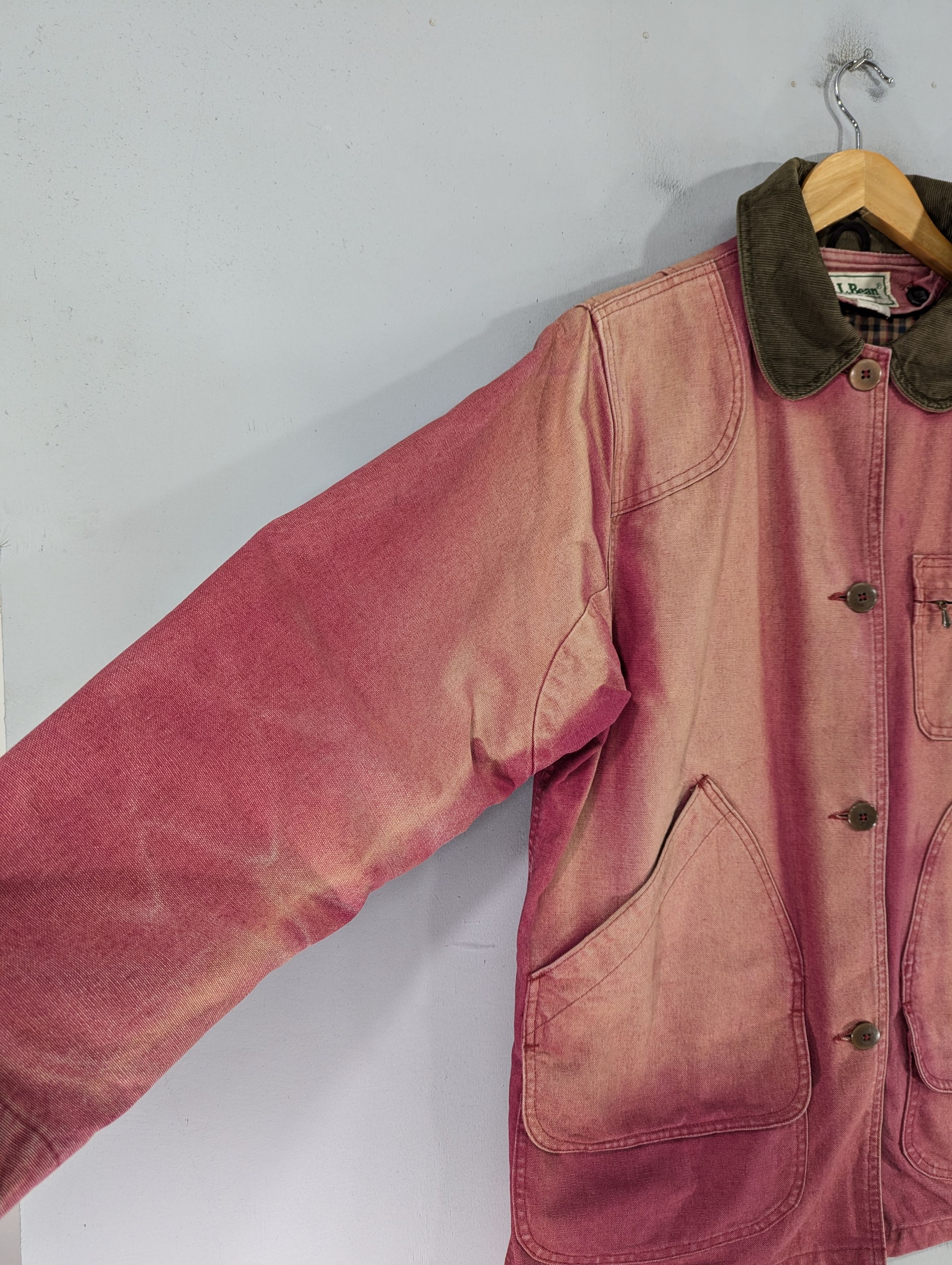 L.L. Bean Vintage L.L.Bean Blanket Lined Chore Sunfaded Jacket Size M / US 6-8 / IT 42-44 - 8 Thumbnail