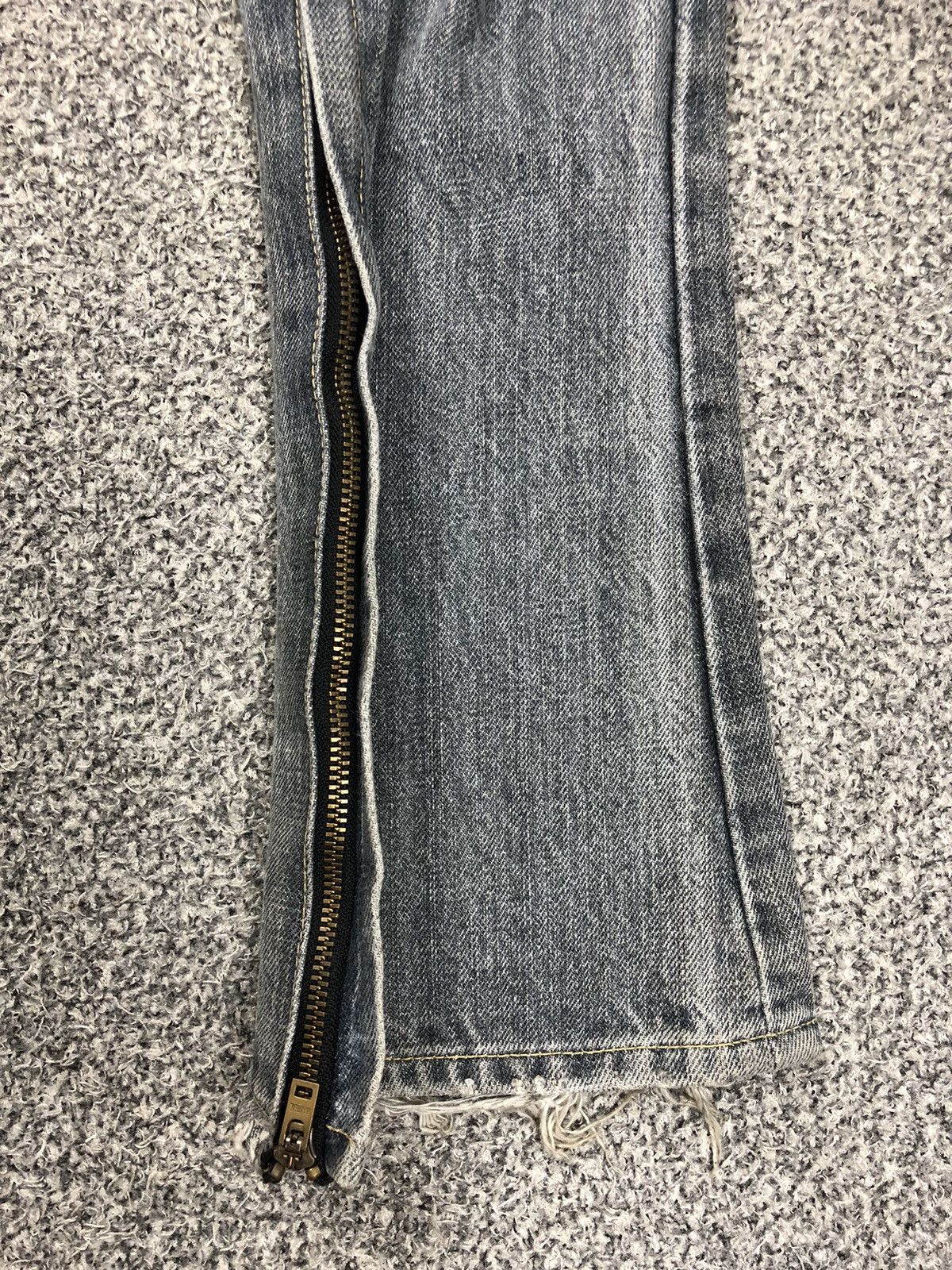 Hysteric Glamour Vintage Le Grande Bleu(L.G.B) Zipper Flare Jeans Size 32" / US 10 / IT 46 - 19 Thumbnail