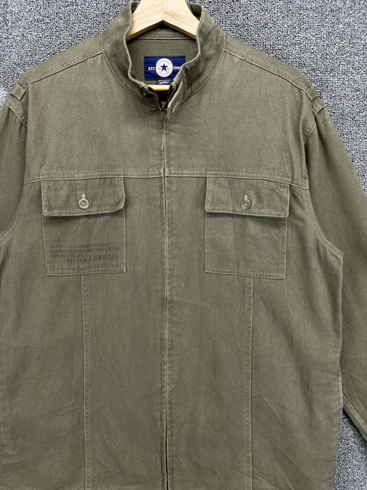 Converse Vintage Converse Military Style Jacket Size US L / EU 52-54 / 3 - 5 Thumbnail