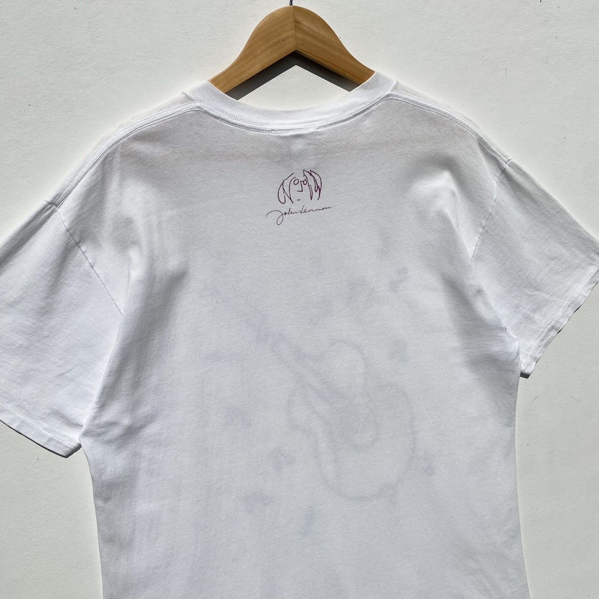 Band Tees × Vintage Vintage 90s John Lenon Singer-songwriter and musician Shirt Size US L / EU 52-54 / 3 - 5 Thumbnail