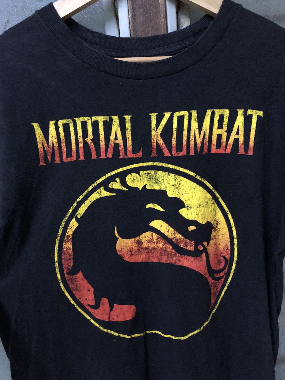 Vintage Vintage Mortal Combat Logo Licensed Graphic Shirt Tee Size US S / EU 44-46 / 1 - 2 Thumbnail