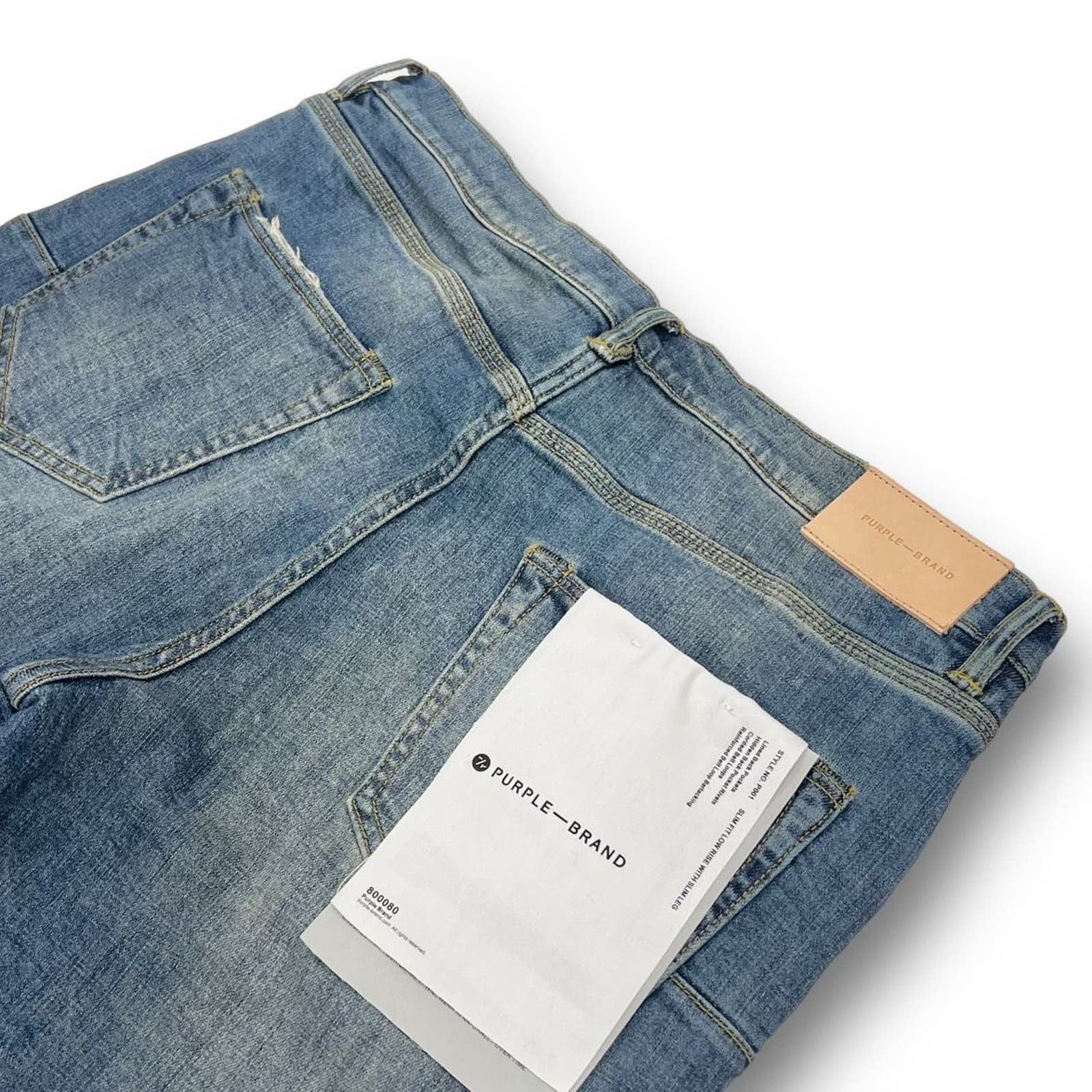 Purple × Purple Brand PURPLE- P001- Mechanic Vintage Indigo Size US 32 / EU 48 - 6 Thumbnail