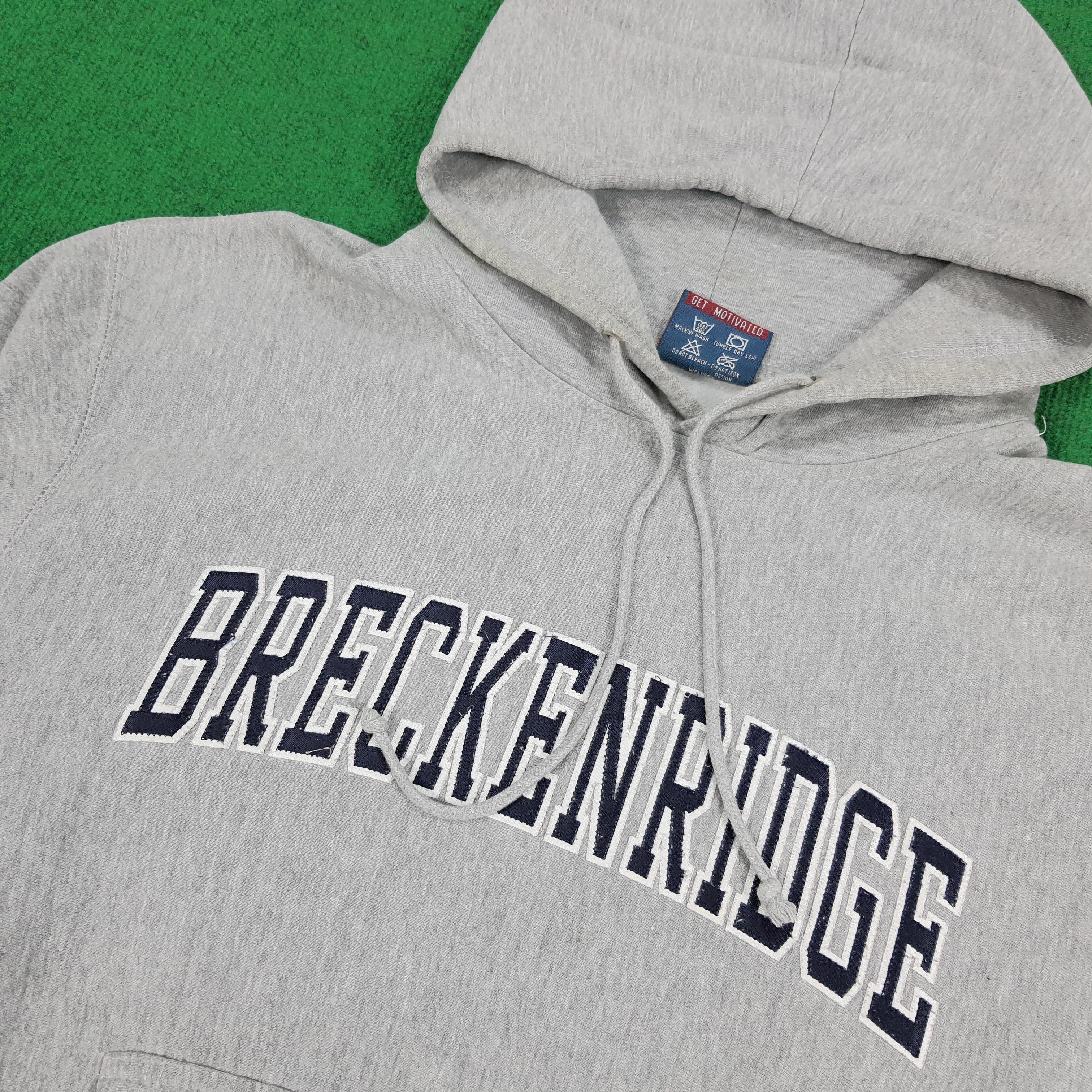 Vintage Vintage Breckenridge Spell Out American Hoodie Size US L / EU 52-54 / 3 - 2 Thumbnail