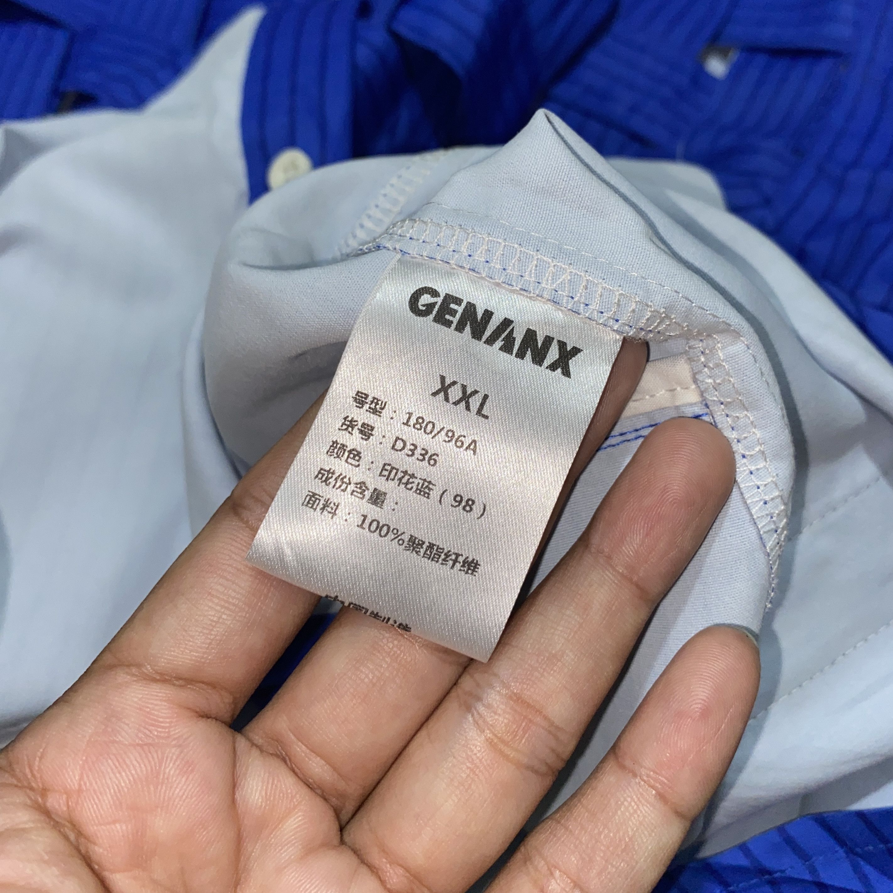 Japanese Brand Genanx short shirt Size US XXL / EU 58 / 5 - 7 Thumbnail