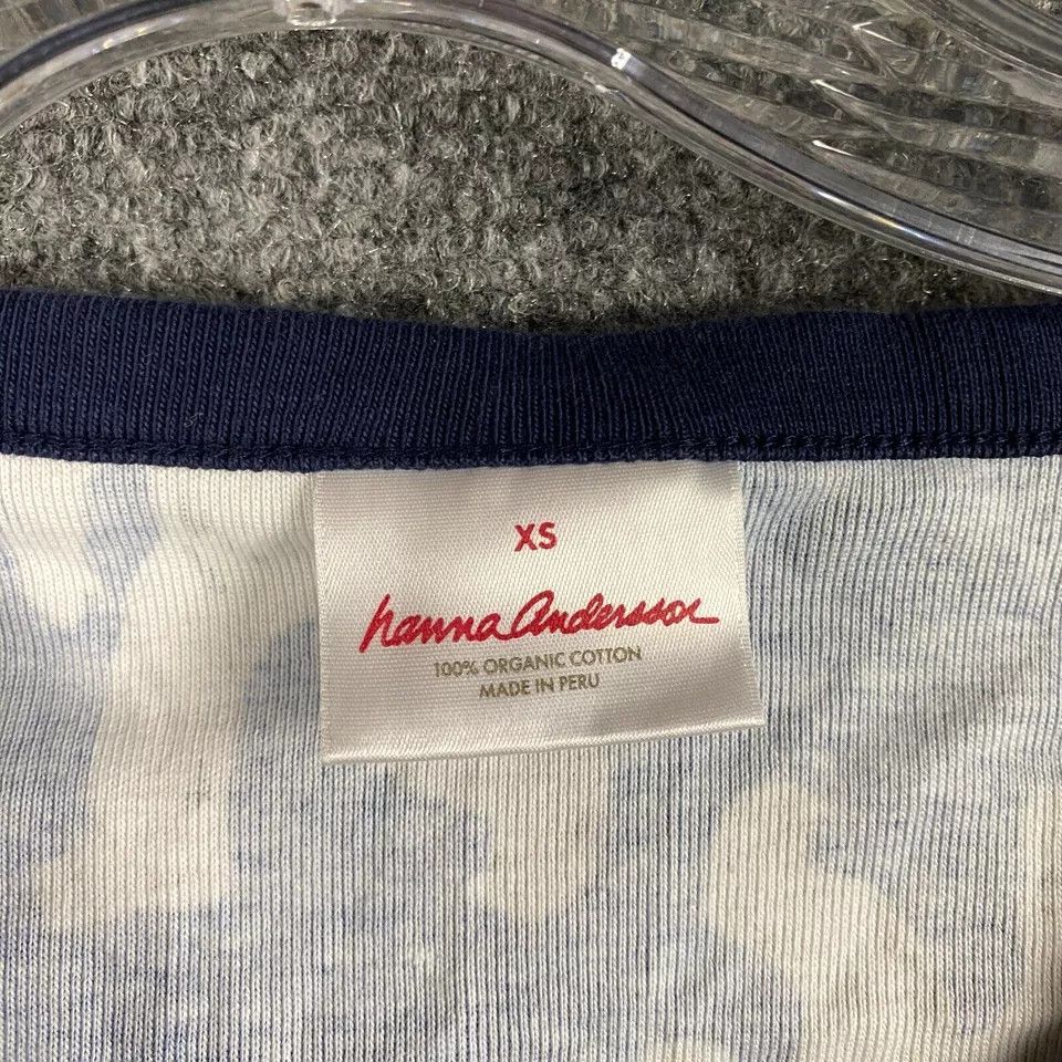 Other Hanna Anderson Sleepshirt Women's XS Henley Organic Cotton Size XS / US 0-2 / IT 36-38 - 2 Thumbnail