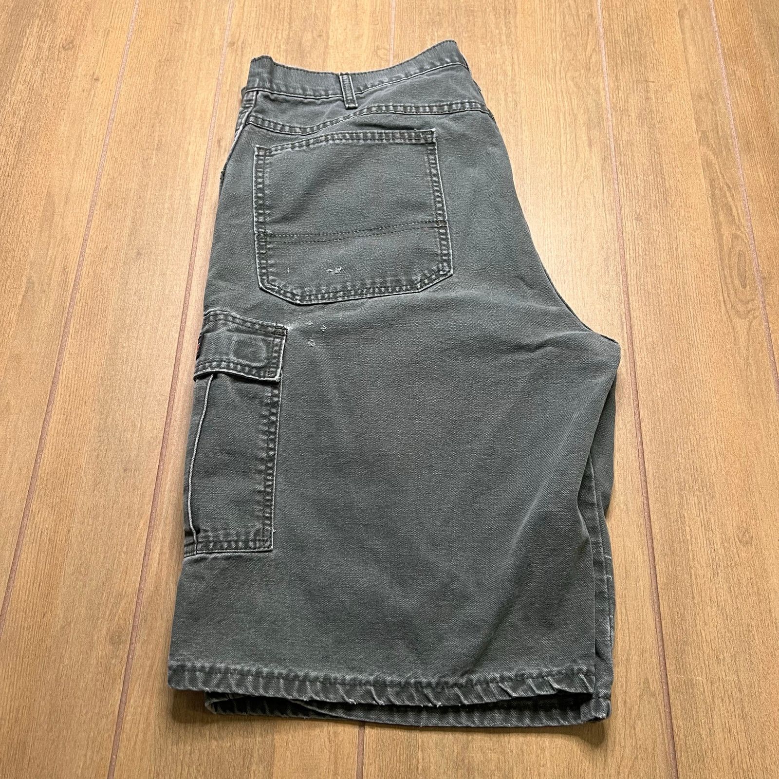 Dickies Vintage Dickies Cargo Shorts Sz 40 Relaxed Fit Green Y2K Size US 40 / EU 56 - 11 Thumbnail