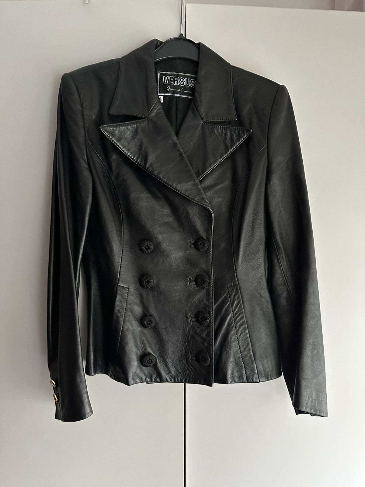 Versace × Versus × Versus Versace Leather Jacket Size S / US 4 / IT 40 - 2 Thumbnail