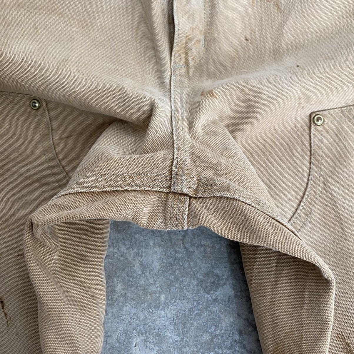 Carhartt VTG Carhartt Double Knee Faded Tan Dirty Carpenter Pants Size US 33 - 10 Thumbnail