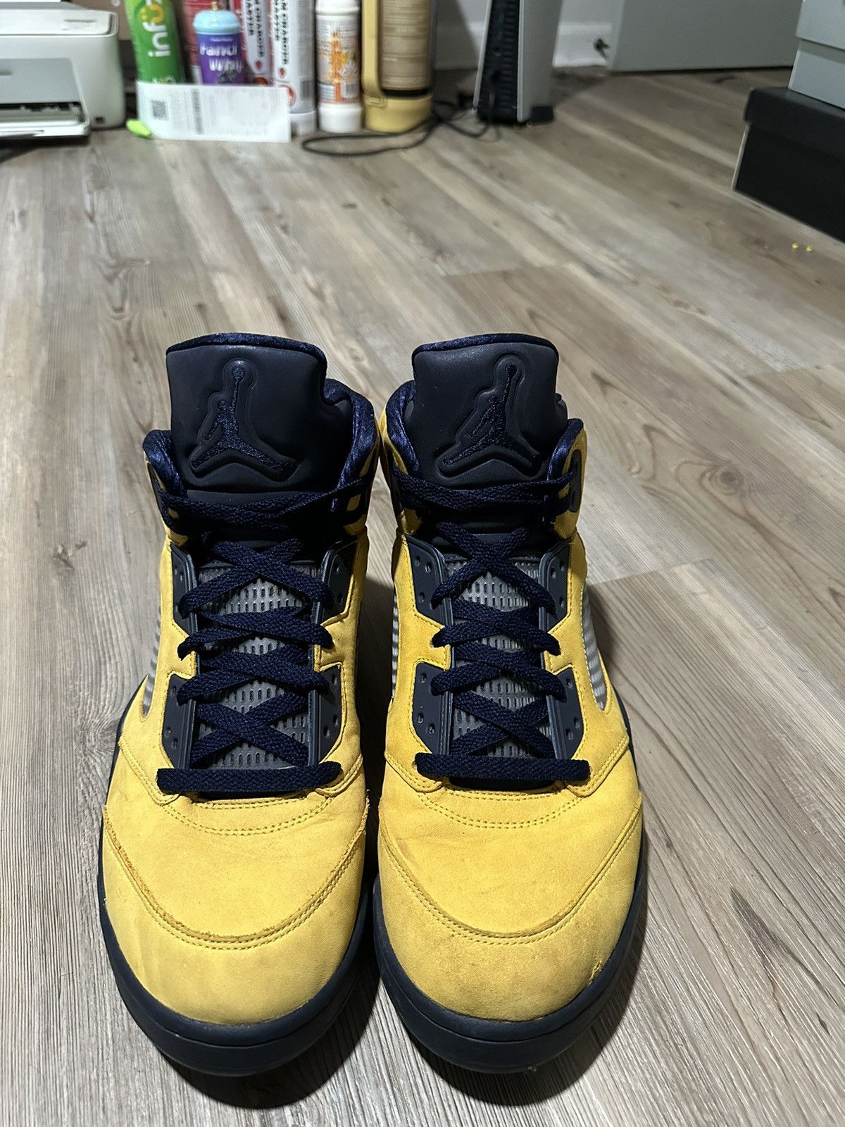 Jordan Brand Reverse Michigan Jordan 5 | Grailed