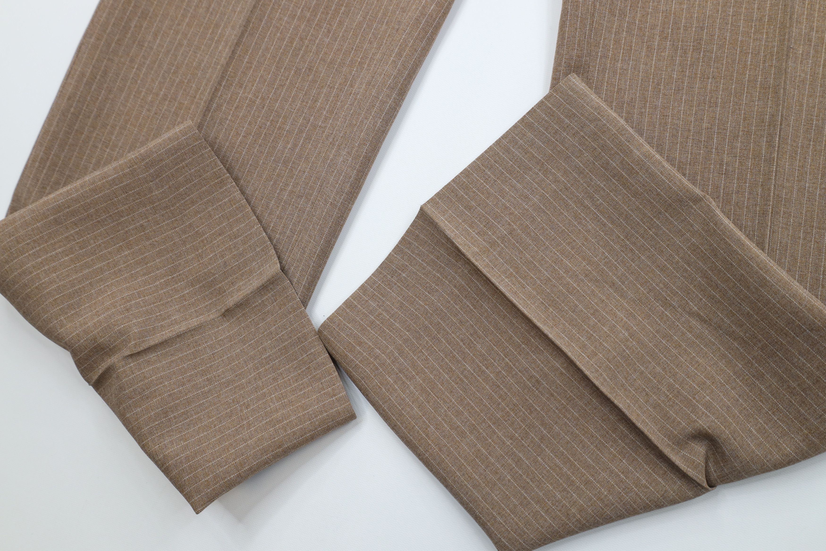 Vintage Vintage 70s Streetwear Knit Wide Leg Chino Pants Beige USA Size US 34 / EU 50 - 7 Thumbnail