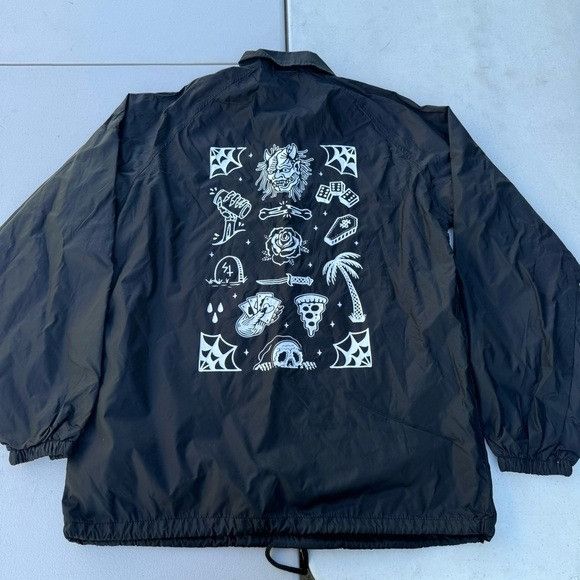 Lurking Class NEW LURKING CLASS by SKETCHY TANK FLASH COACH BLACK JACKET M Size US M / EU 48-50 / 2 - 2 Thumbnail