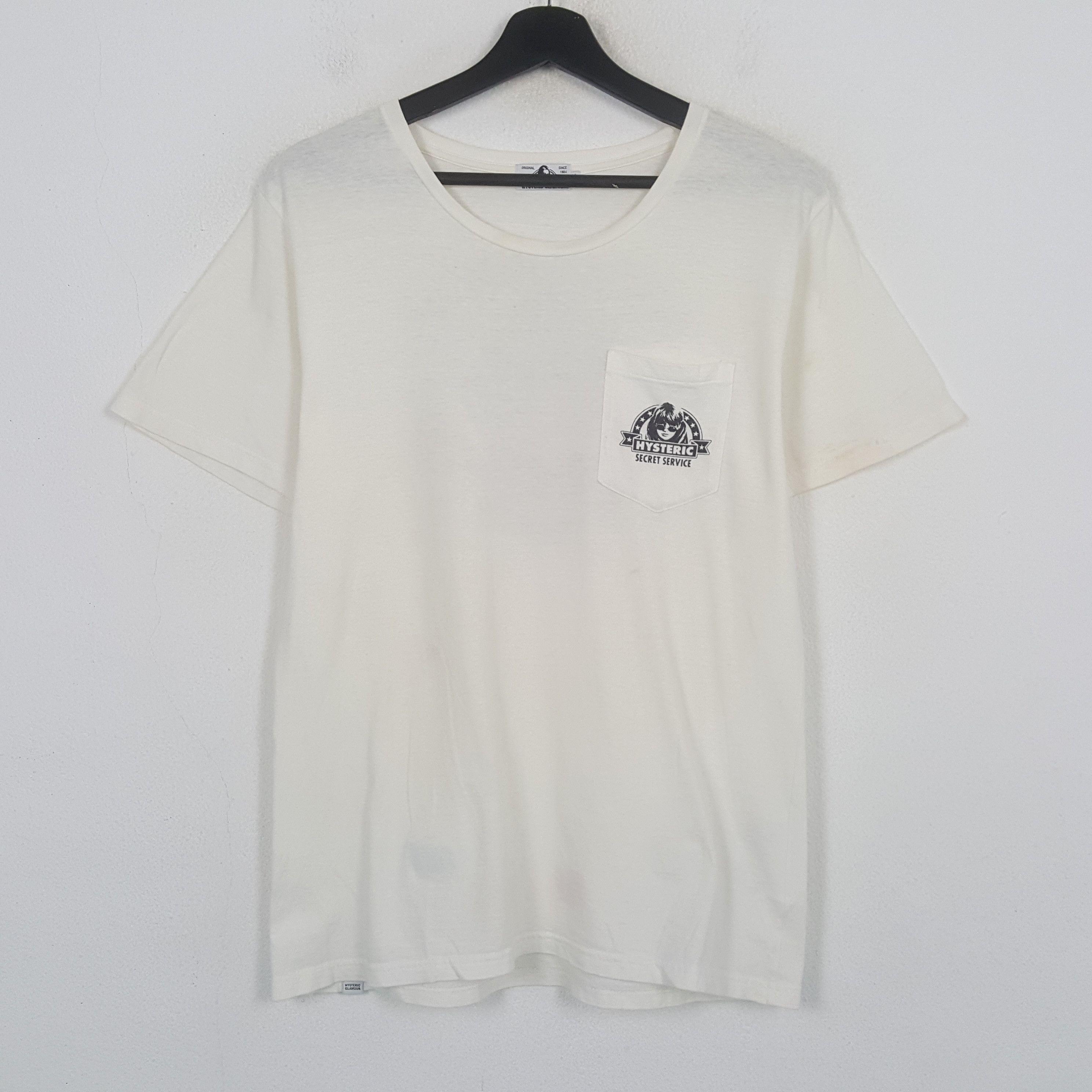 Hysteric Glamour Hysteric Glamour Secret Service Japanese Tshirt C299N2 Size US M / EU 48-50 / 2 - 3 Thumbnail