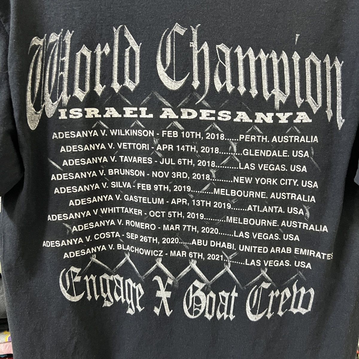 GOAT Crew GOAT CREW x ISRAEL ADESANYA Size US S / EU 44-46 / 1 - 4 Thumbnail