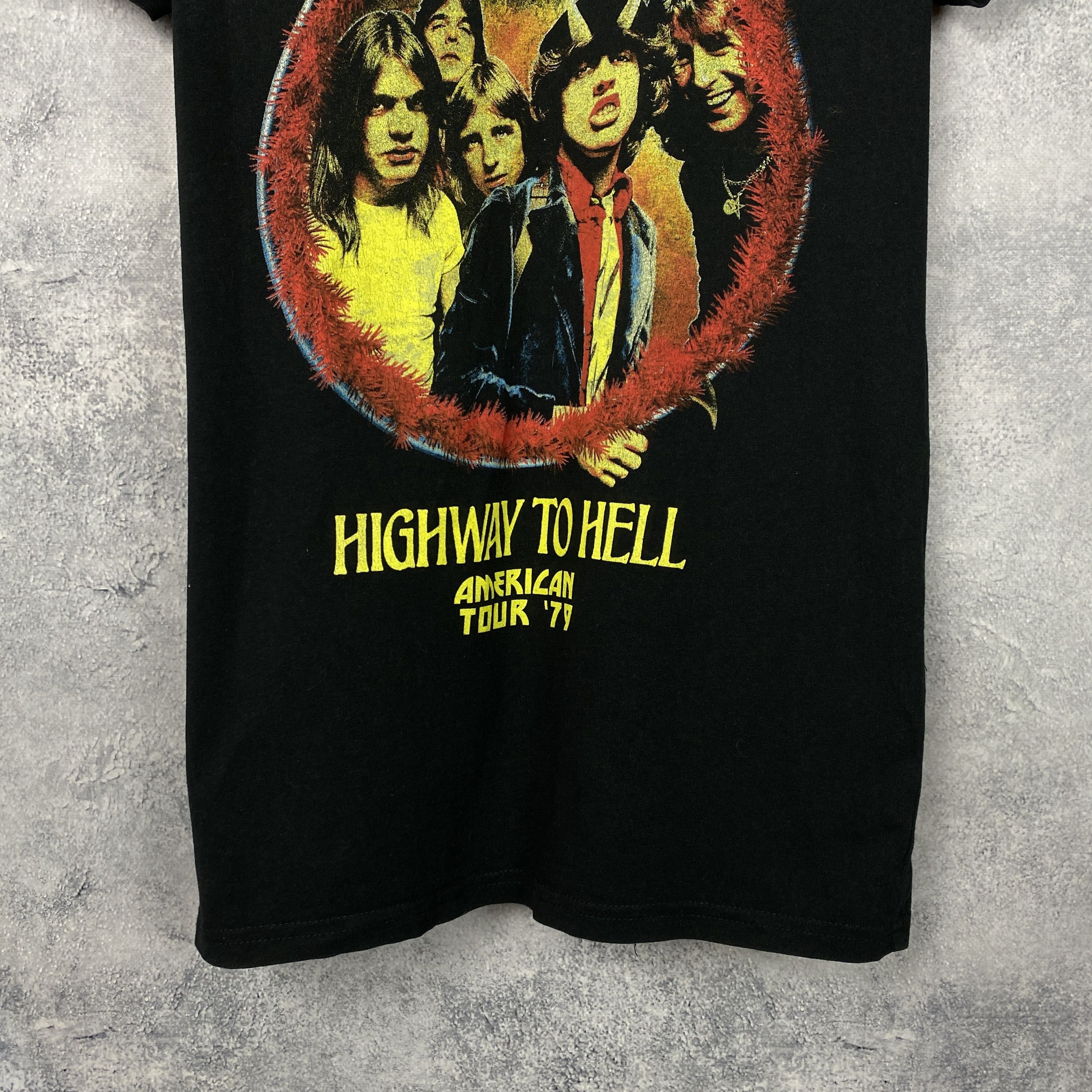 AC/DC ACDC Highway To Hell Vintage Tee Men's Size M Size US M / EU 48-50 / 2 - 3 Thumbnail
